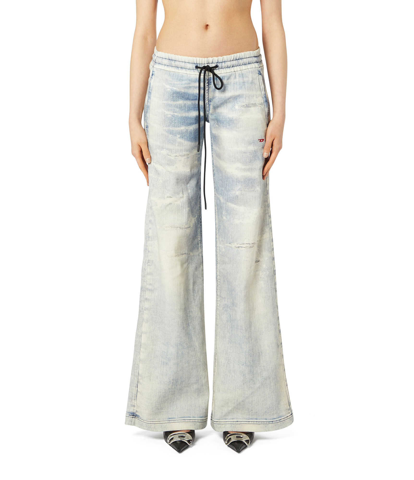 Diesel - Relaxed 2078 D-Ainty Joggjeans&reg; 068XM Femme, Bleu Clair - Image 1