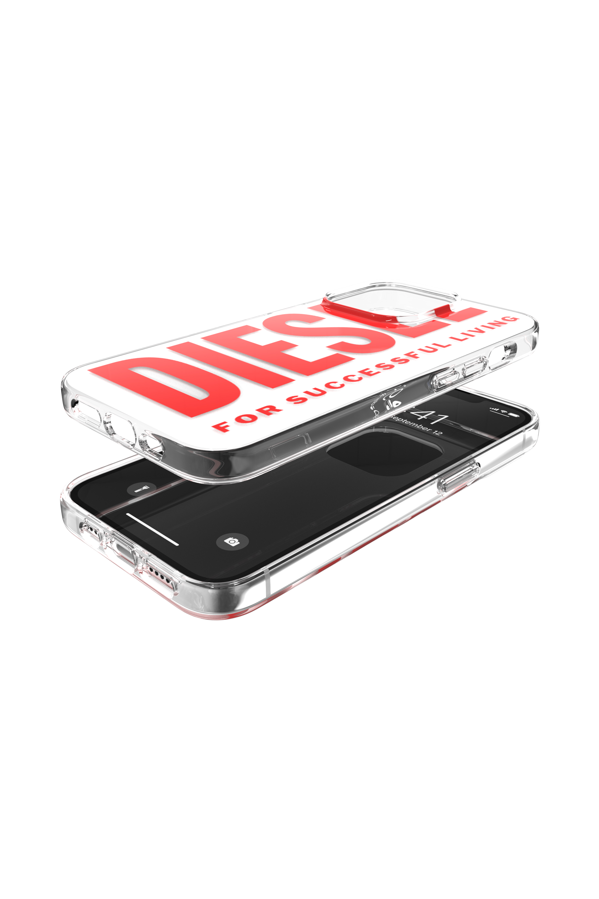 Diesel - 48299 STANDARDASE, Coque en TPU ultra-l&eacute;ger for iPhone 13 / 13 Pro Mixte in Rouge - 3