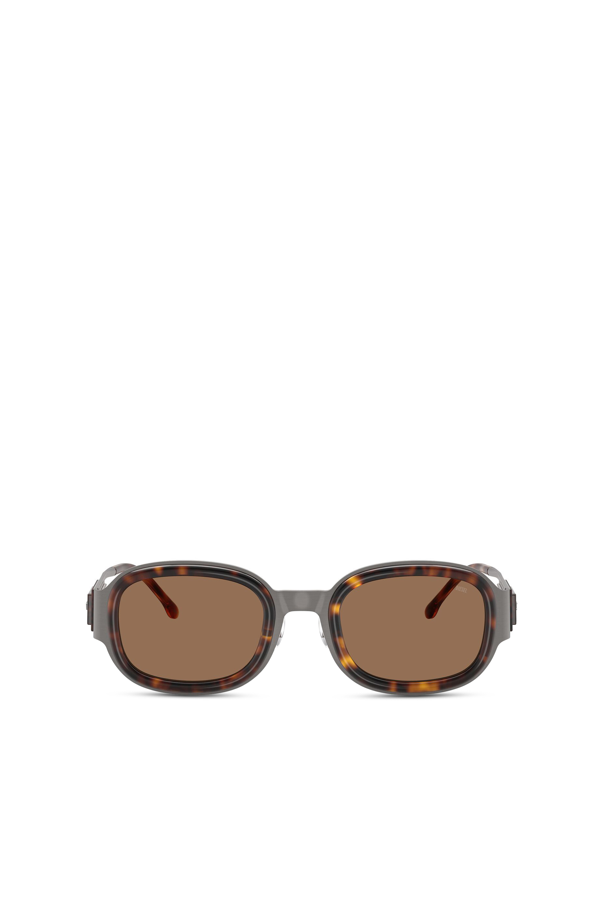 Diesel - 0DL1020, Lunettes de soleil carr&eacute;es Mixte in Marron - 1