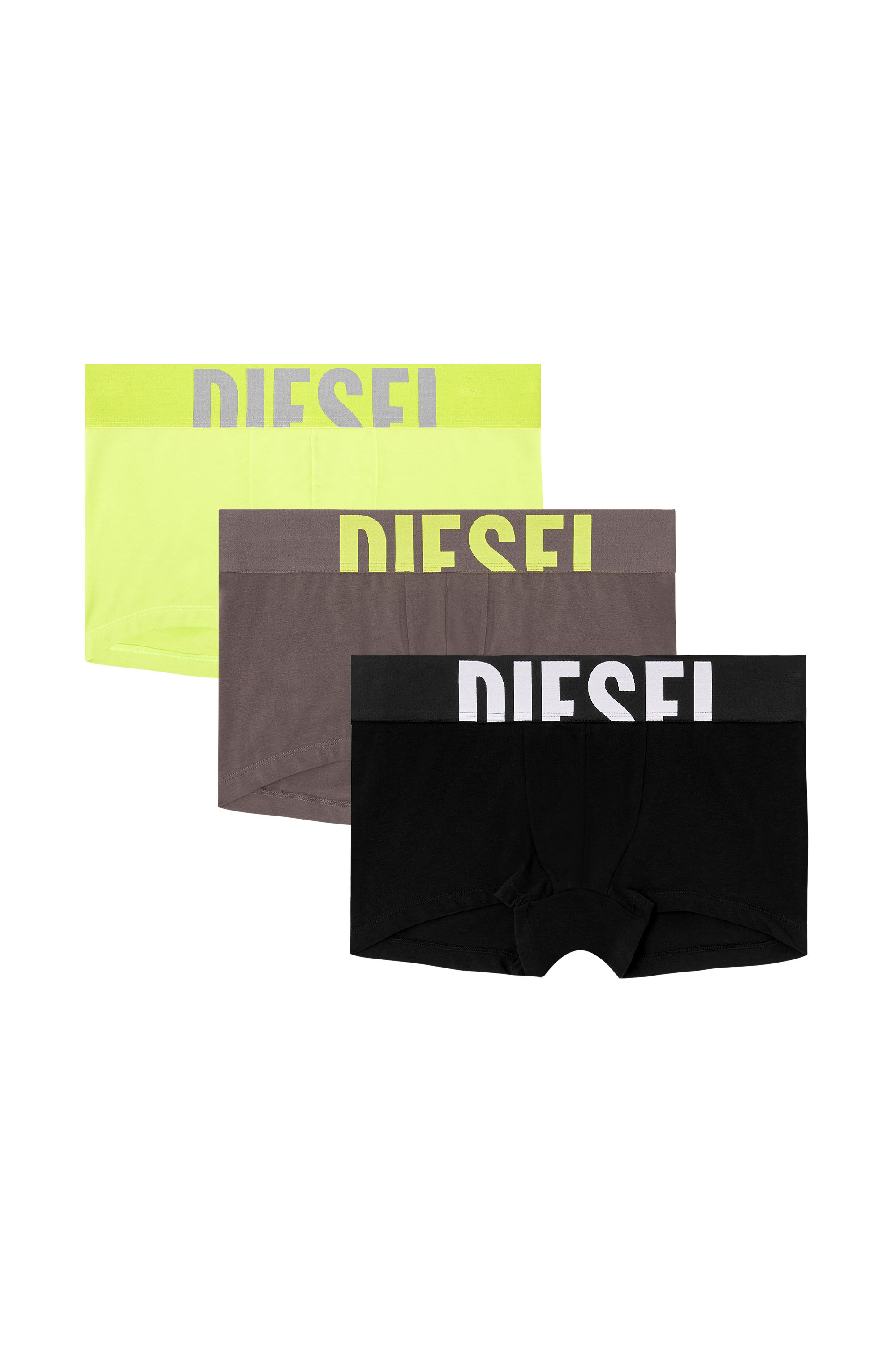 Diesel - UMBX-DAMIENTHREEPACK-5.5EL, Lot de trois boxers en coton stretch Homme in Polychrome - 1