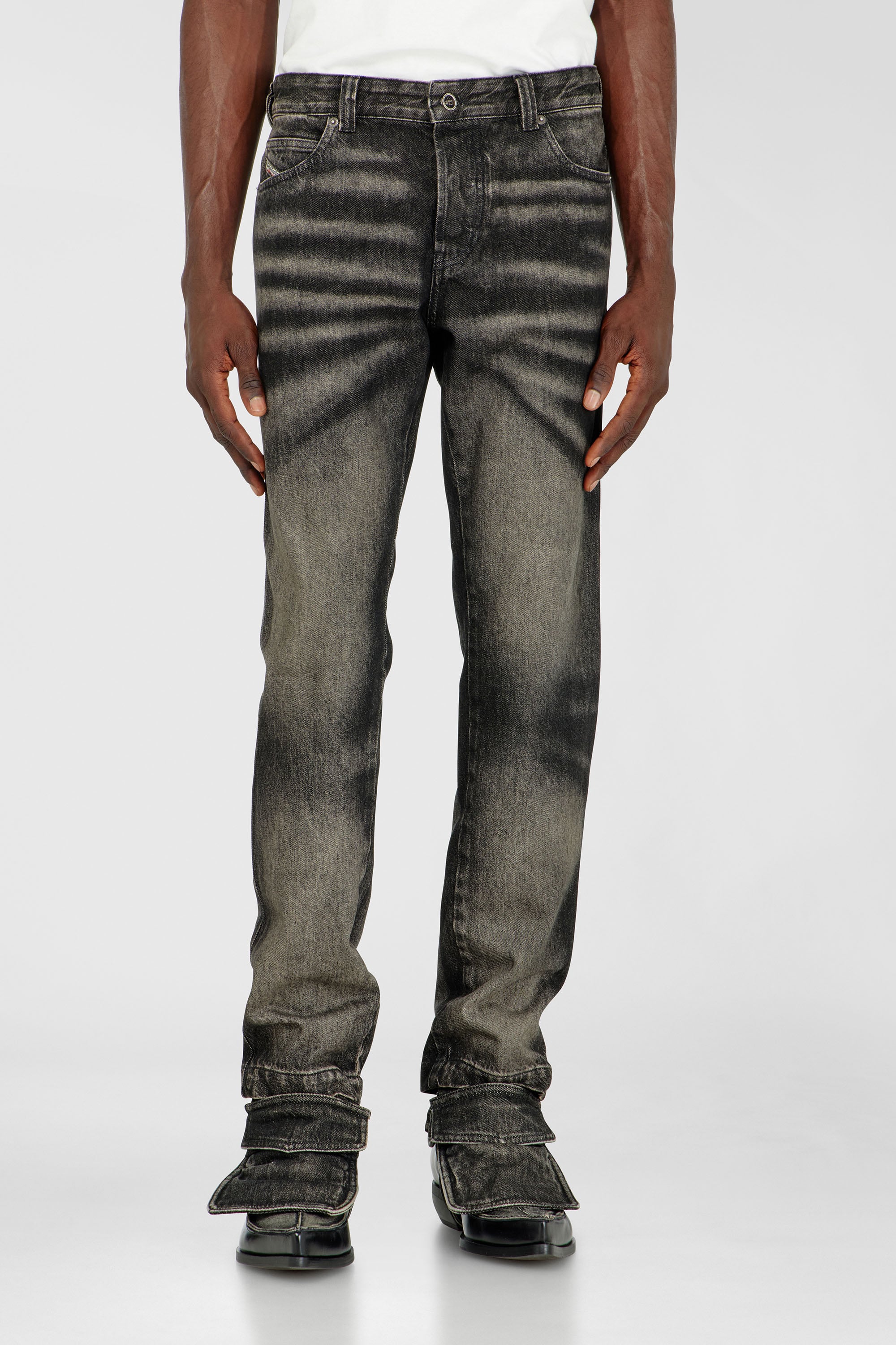Diesel - Slim Jeans D-Ghetvyl 09R33 Homme, Noir/Gris fonc&eacute; - Image 1