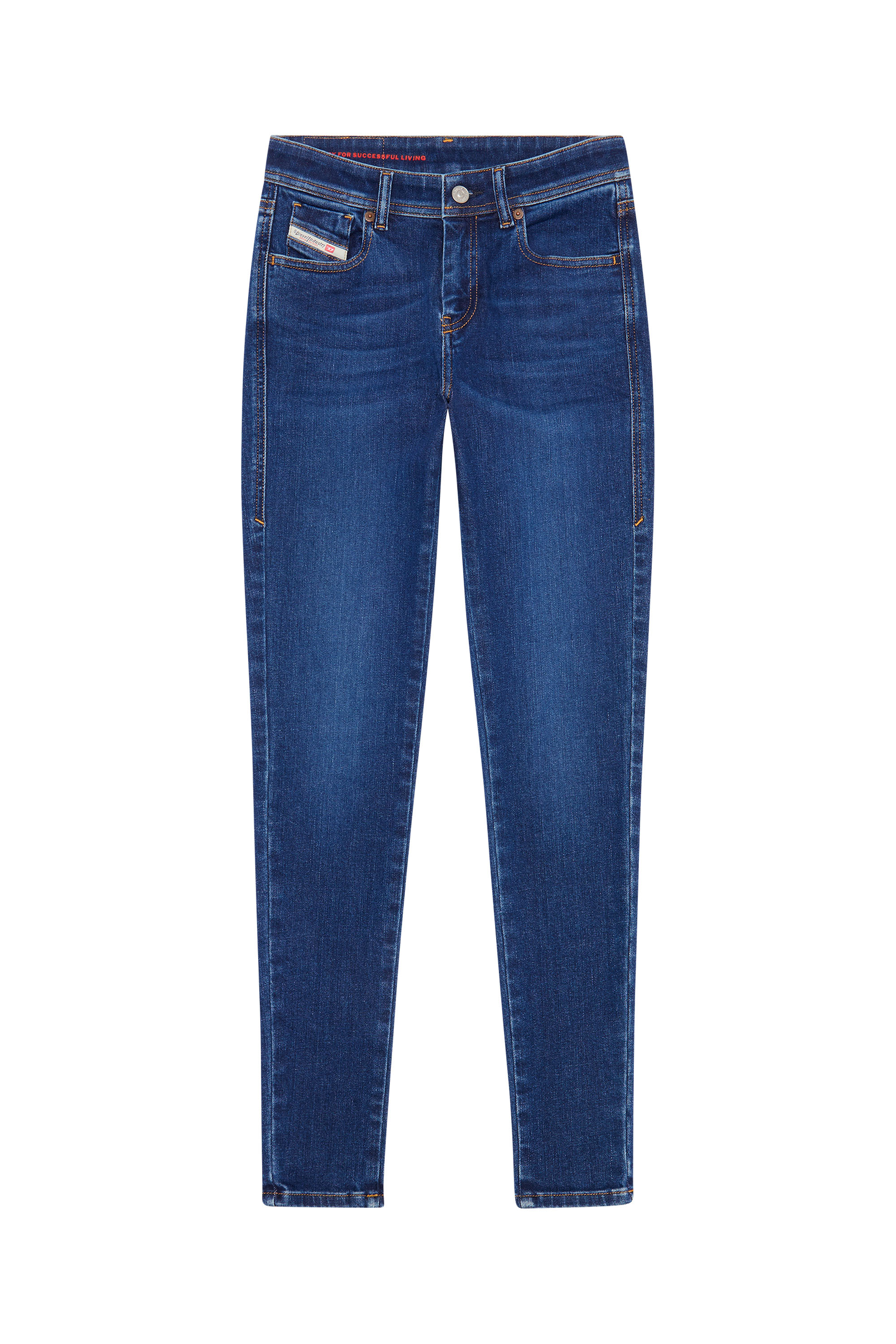2017 SLANDY 09C19 Super skinny Jeans, Bleu Foncé - Jeans