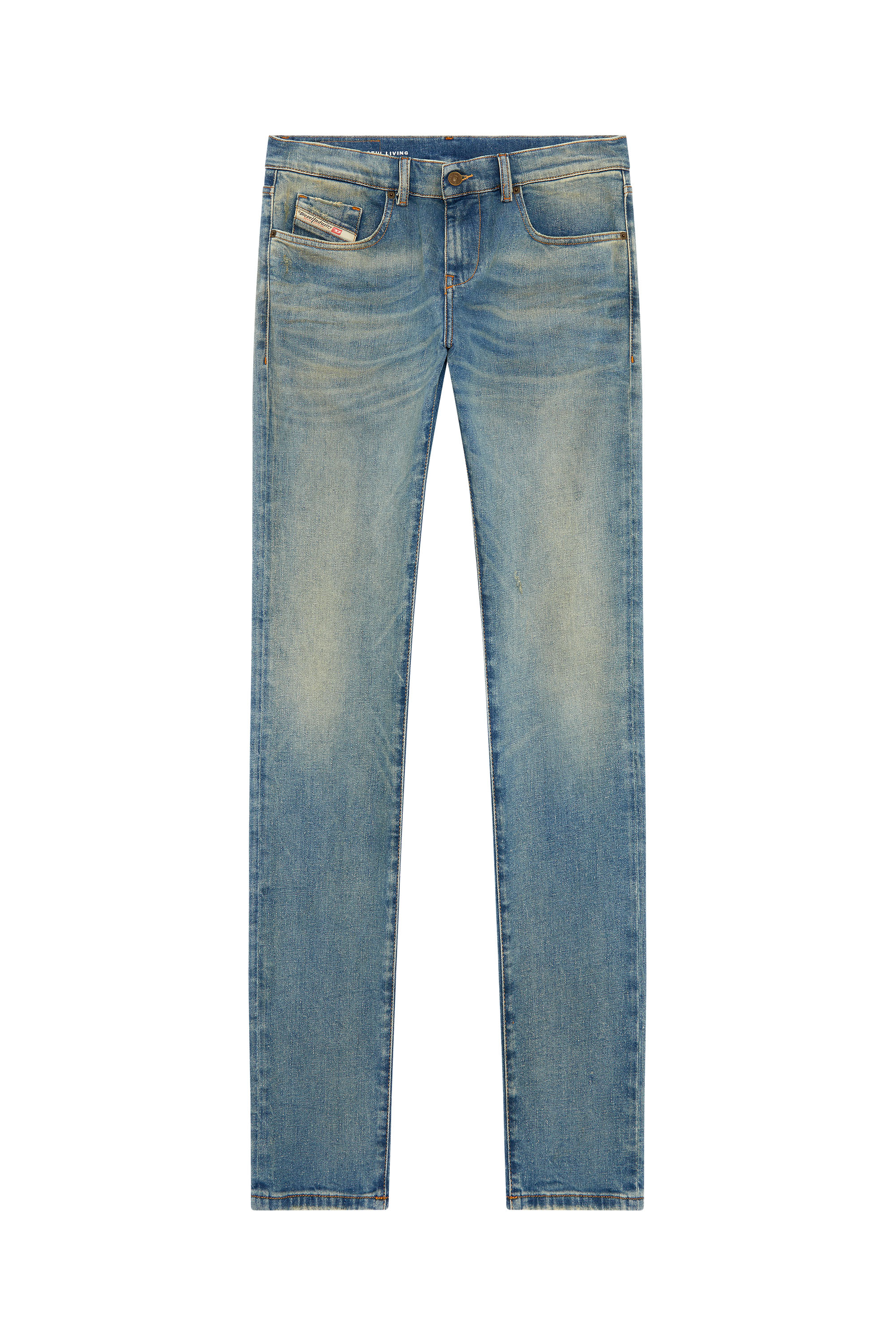 Diesel - Slim Jeans 2019 D-Strukt 09H50, Bleu moyen - Image 5