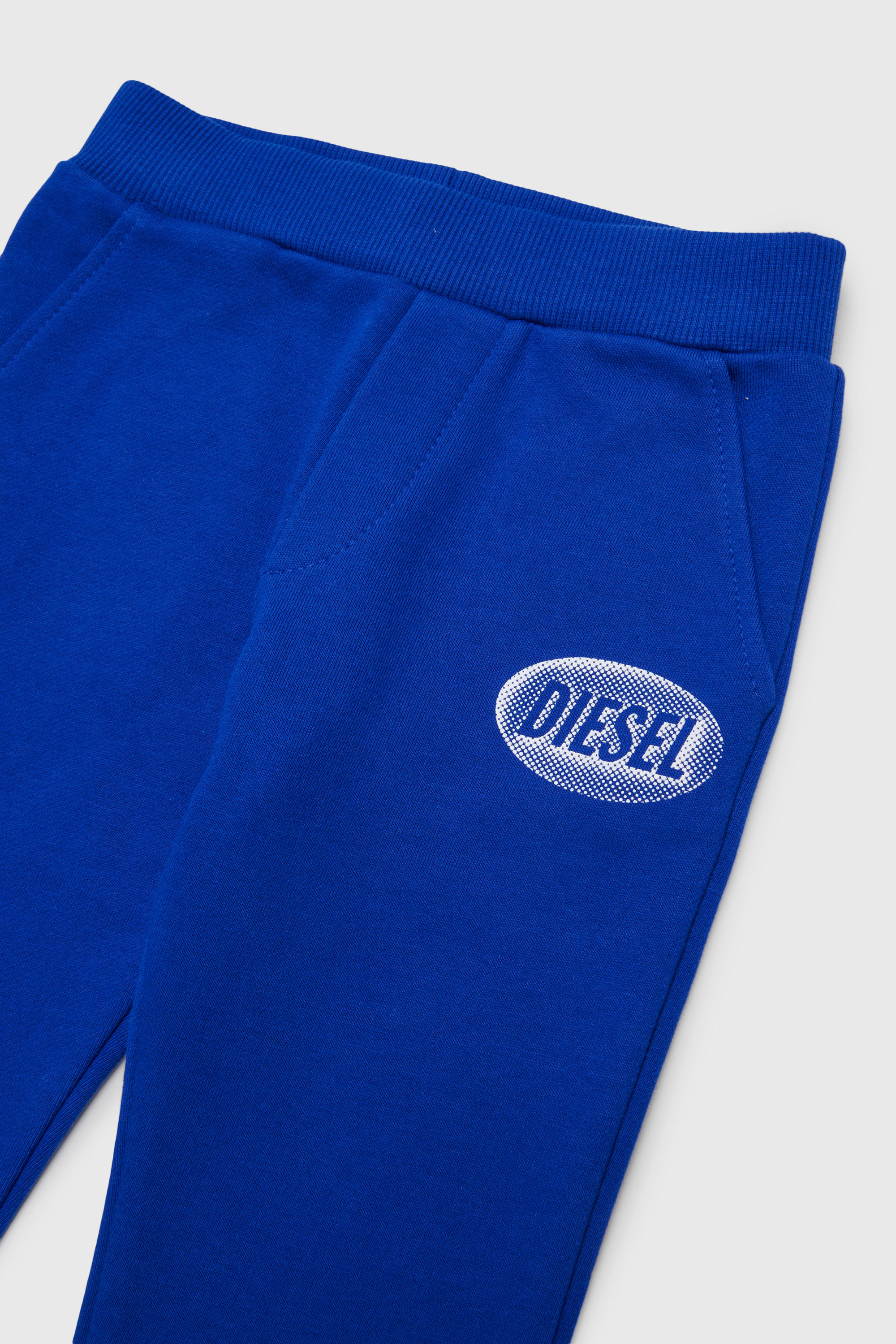 Diesel - PDSELB, Pantalon de surv&ecirc;tement en coton avec logo imprim&eacute; Mixte in Bleu - 3
