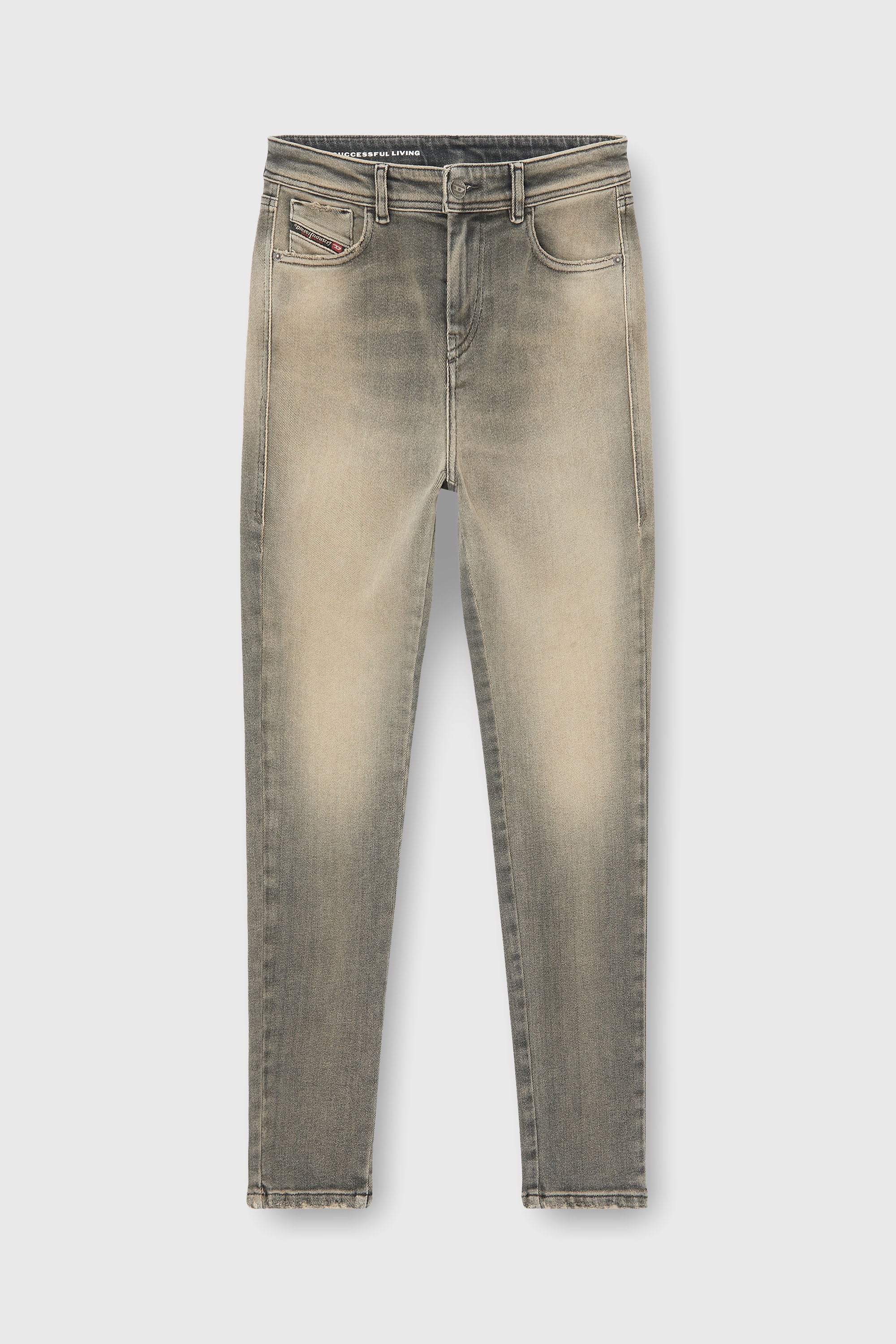 Diesel - Skinny Jeans 2017 Slandy 09P32 Femme, Gris - Image 2