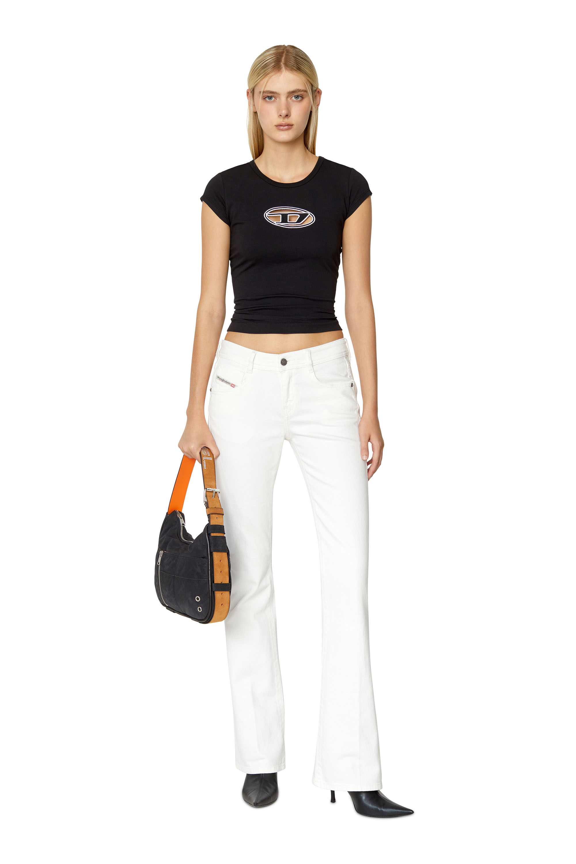 Diesel - Bootcut and Flare Jeans 1969 D-Ebbey 09D63, Blanc - Image 5