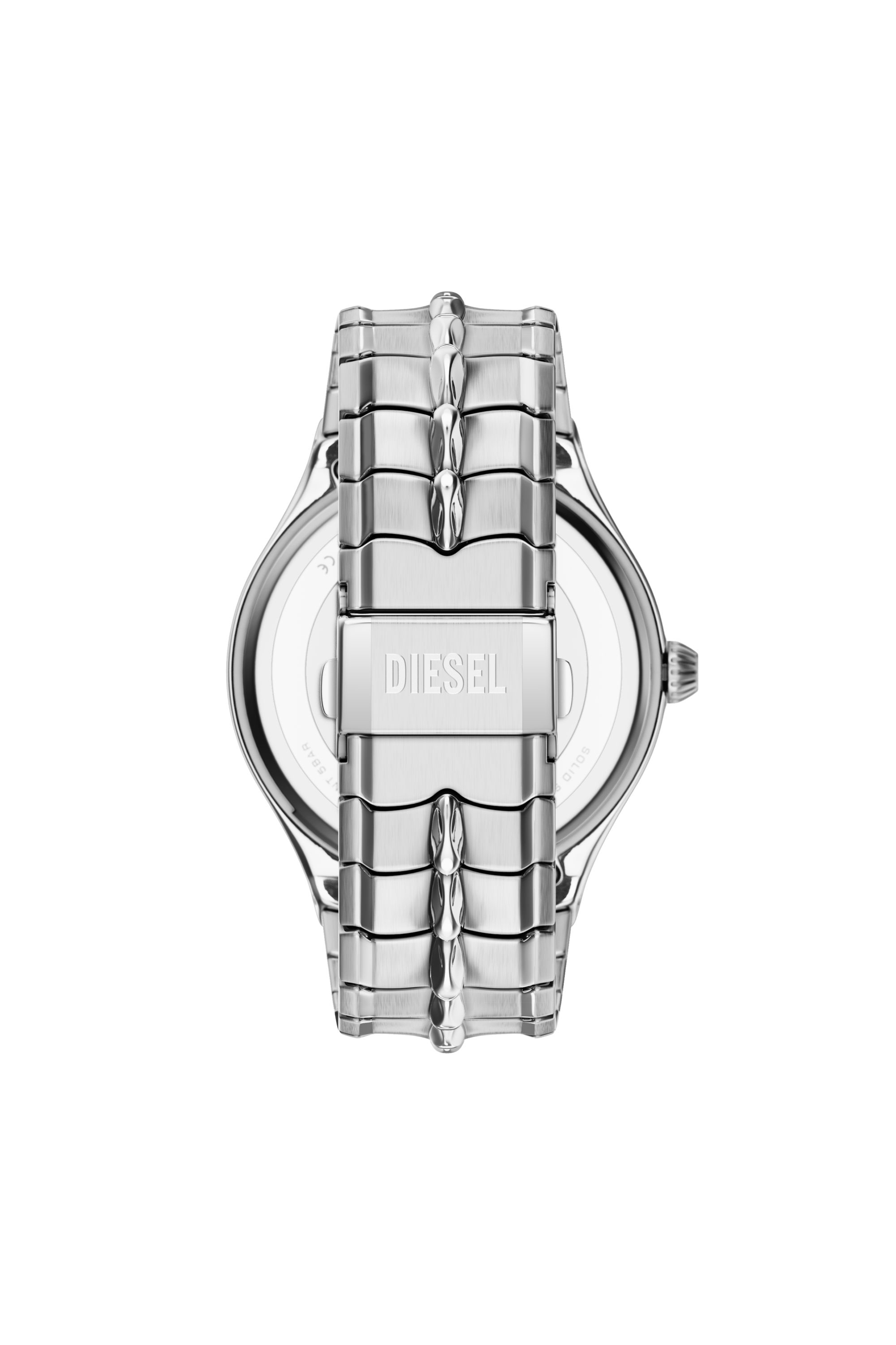 Diesel - DZ2234 WATCH, Montre Vert en acier inoxydable Homme in Gris argent&eacute; - 2