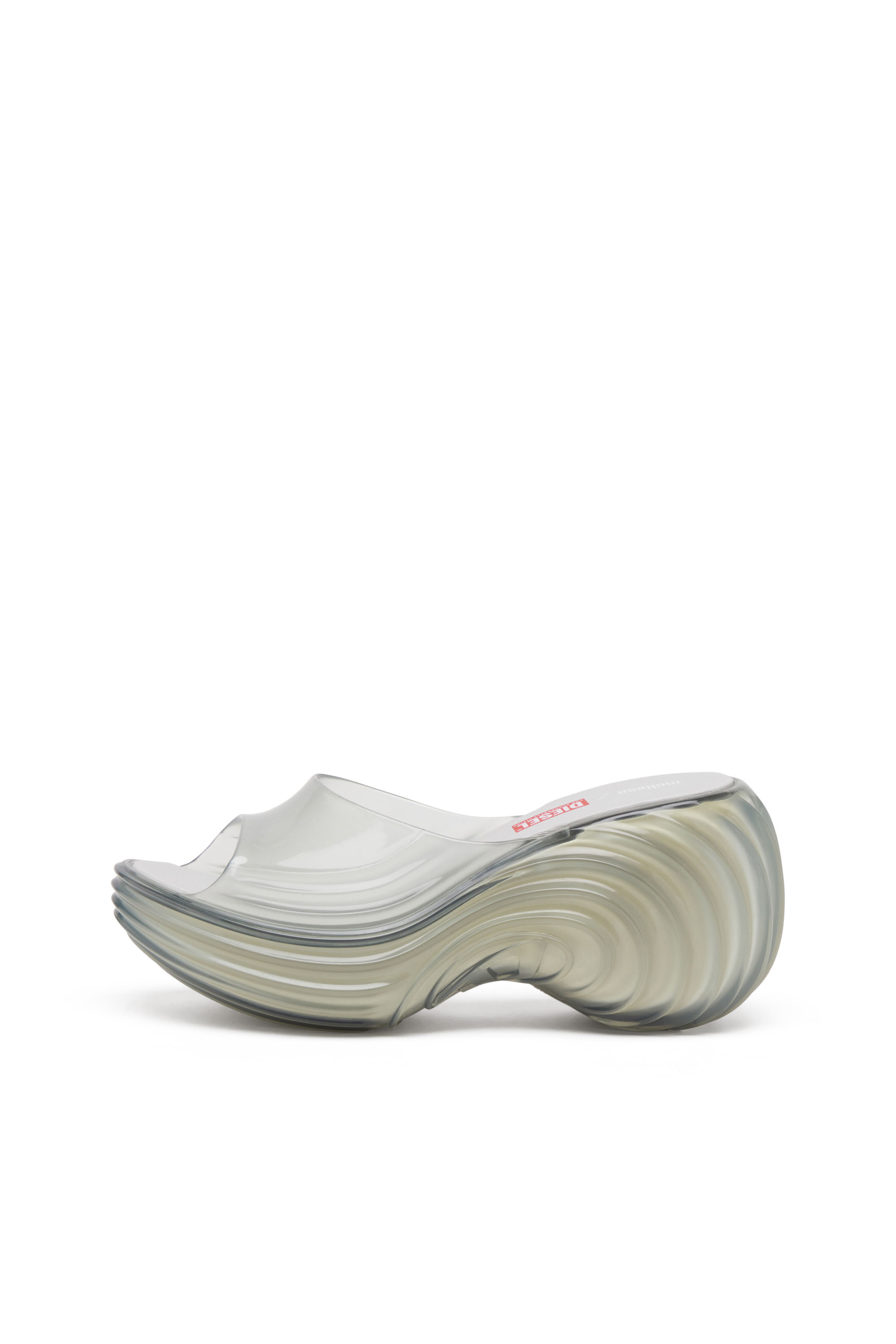 Diesel - MELISSA QUANTUM PLATFORM, Mule à plateforme en Melflex® Femme in Gris - 8