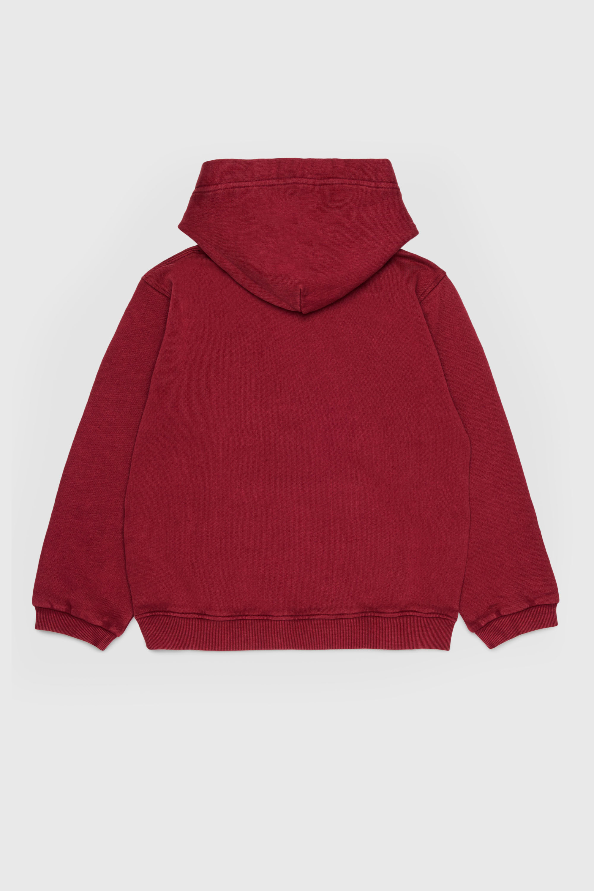 Diesel - STISEL OVER, Sweat &agrave; capuche avec maxi logo imprim&eacute; Homme in Rouge - 2
