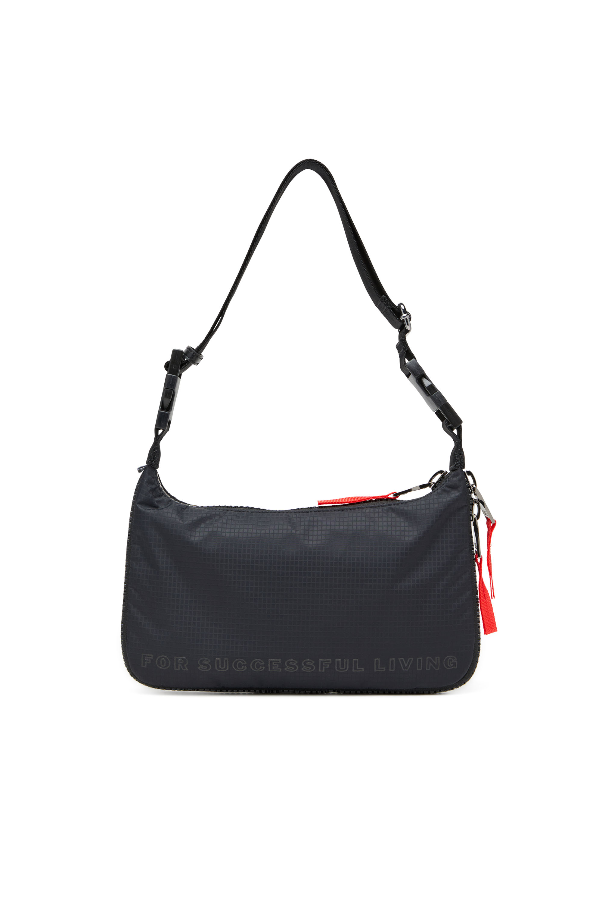 Diesel - ZIP-D CROSSBODY BAG X, Zip-D X-Sac à bandoulière utility extensible Mixte in Noir - 2