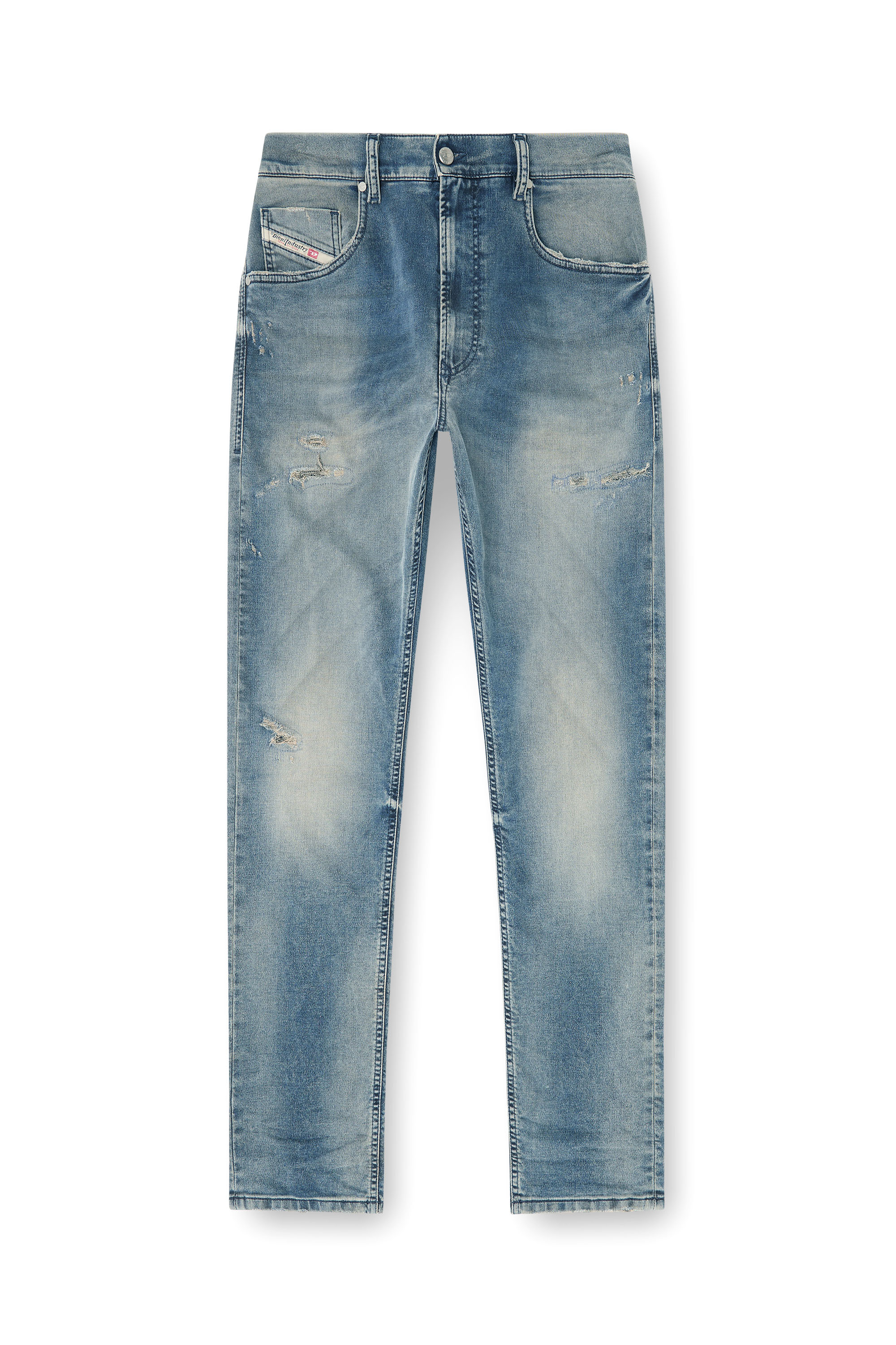 Diesel - Regular 2032 D-Krooley-BW Joggjeans&reg; 068WY Homme, Bleu moyen - Image 4