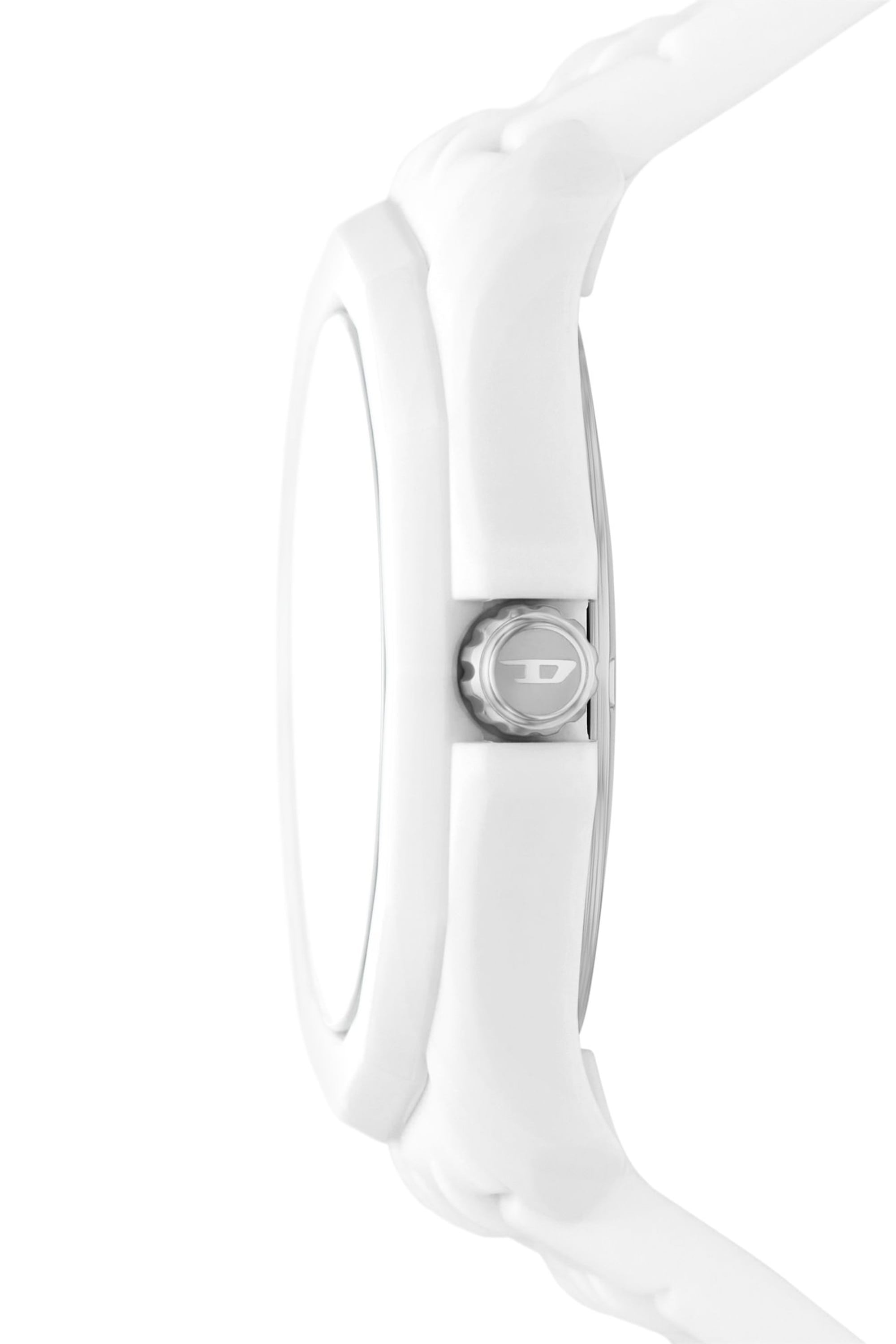 Diesel - DZ2244 WATCH, Montre Stinger en silicone blanc Homme in Blanc - 3