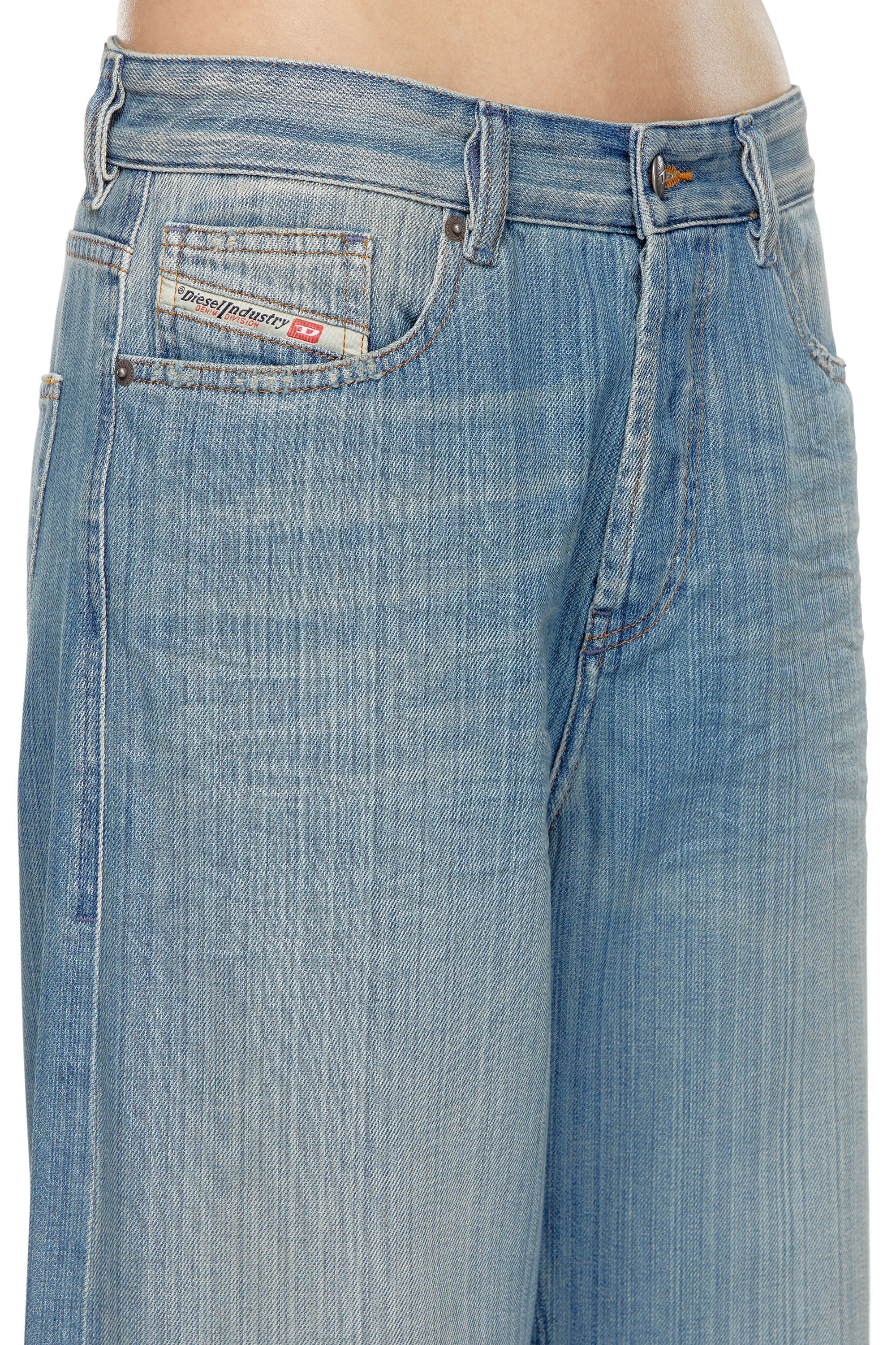 Diesel - Straight Jeans 1996 D-Sire 09J87, Bleu moyen - Image 3