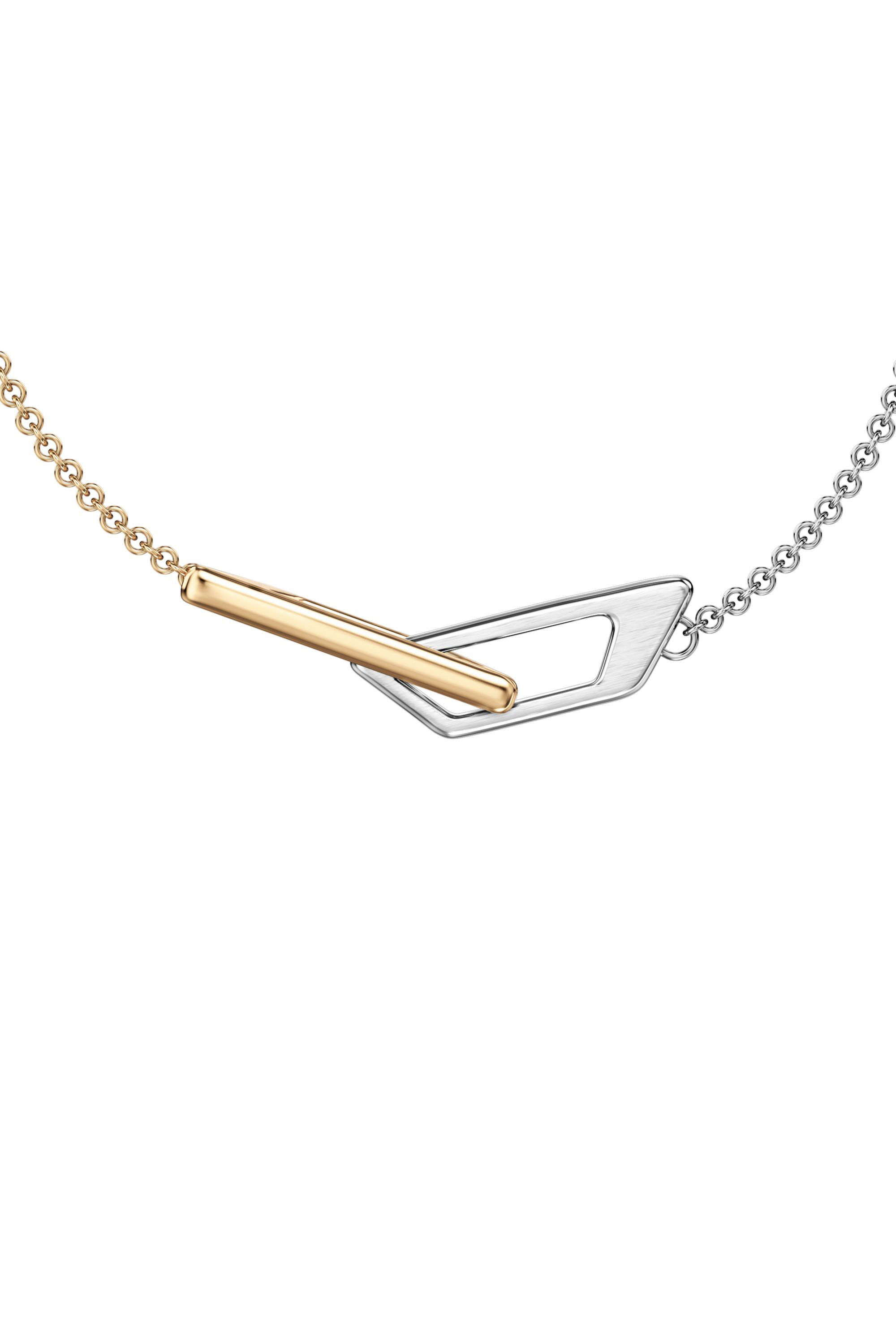 Diesel - DX1686931  JEWELLERY, Bracelet cha&icirc;ne en acier inoxydable Mixte in Gris argent&eacute; - 3