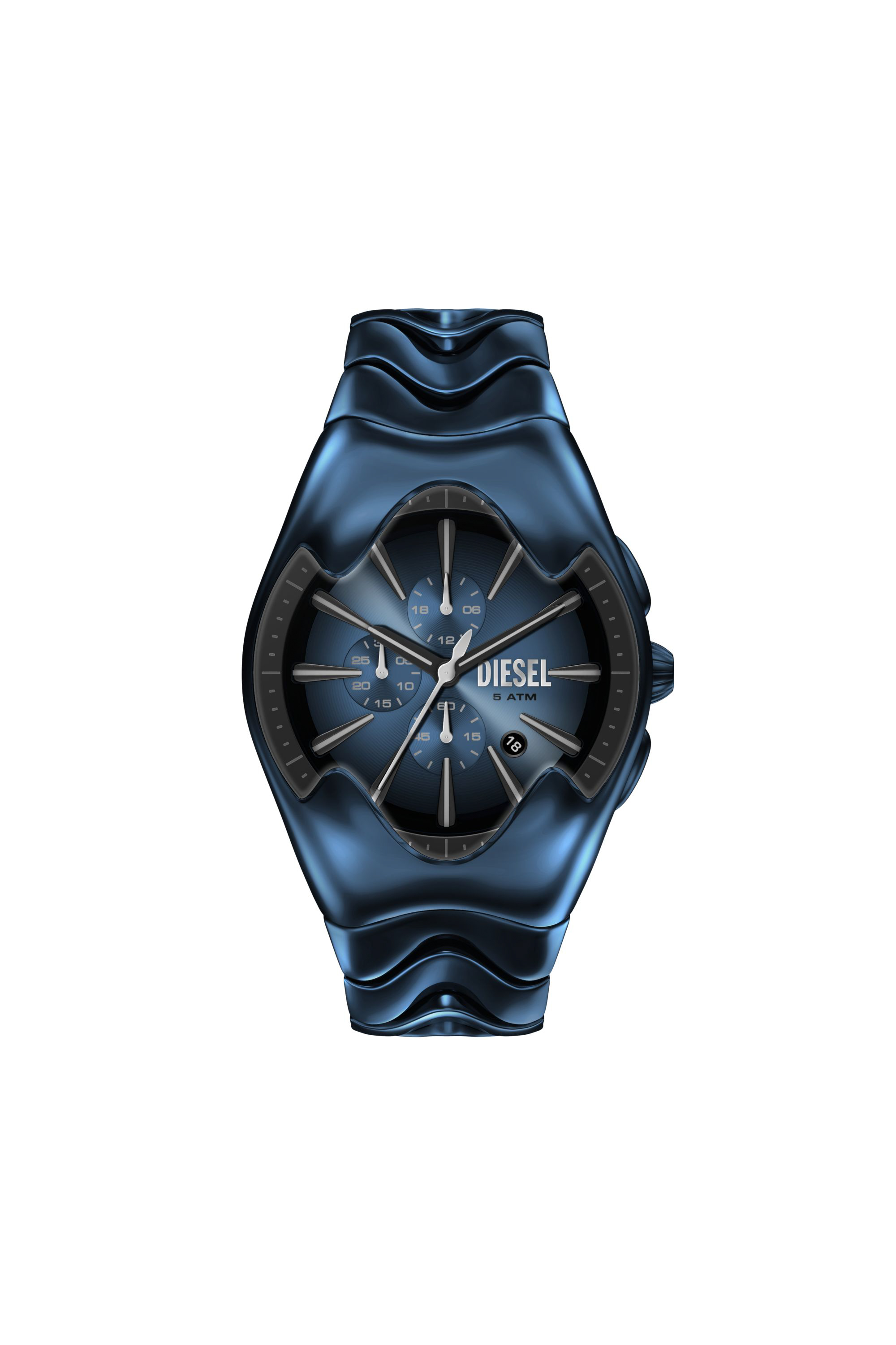 Diesel - DZ4704 WATCH, Montre Mercurial en acier inoxydable bleu Homme in Polychrome - 1