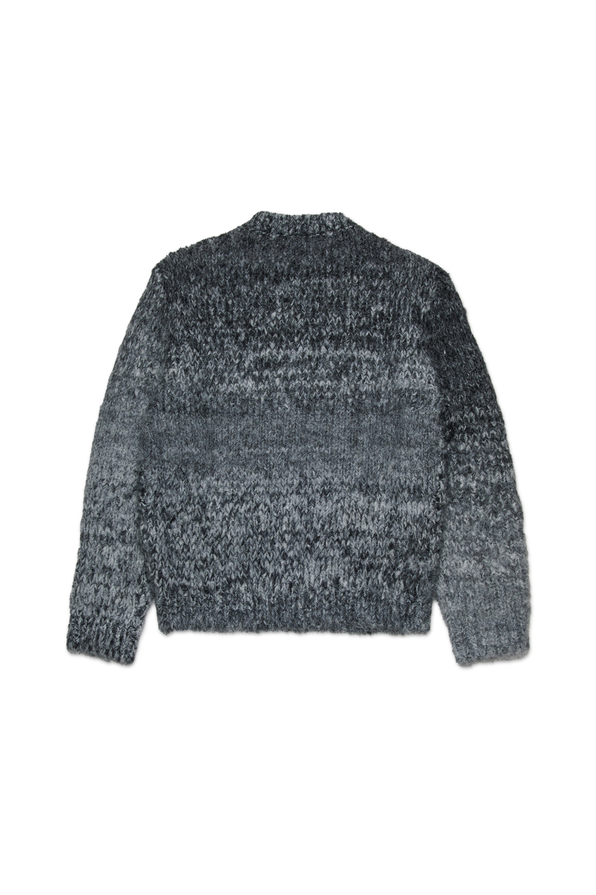 Diesel - KRASTA OVER, Pull en laine effet bouclé Mixte in Noir - 2