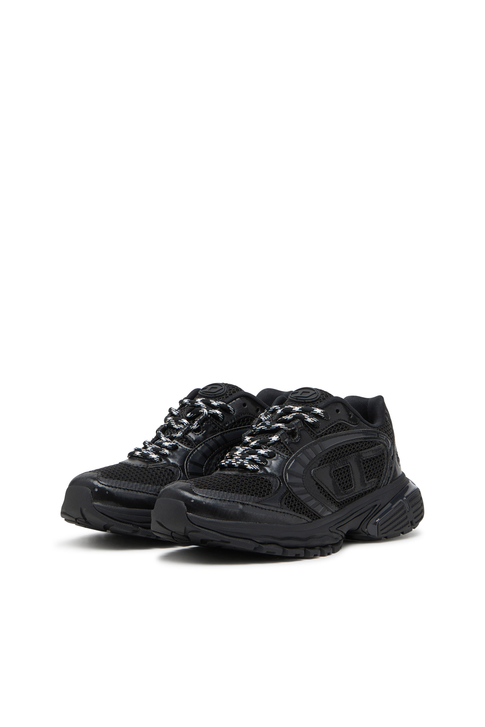 Diesel - S-PRO-V-DENSE LOW, Man's S-Pro-V-Dense-Mesh sneakers with Oval D logo in Black - 8