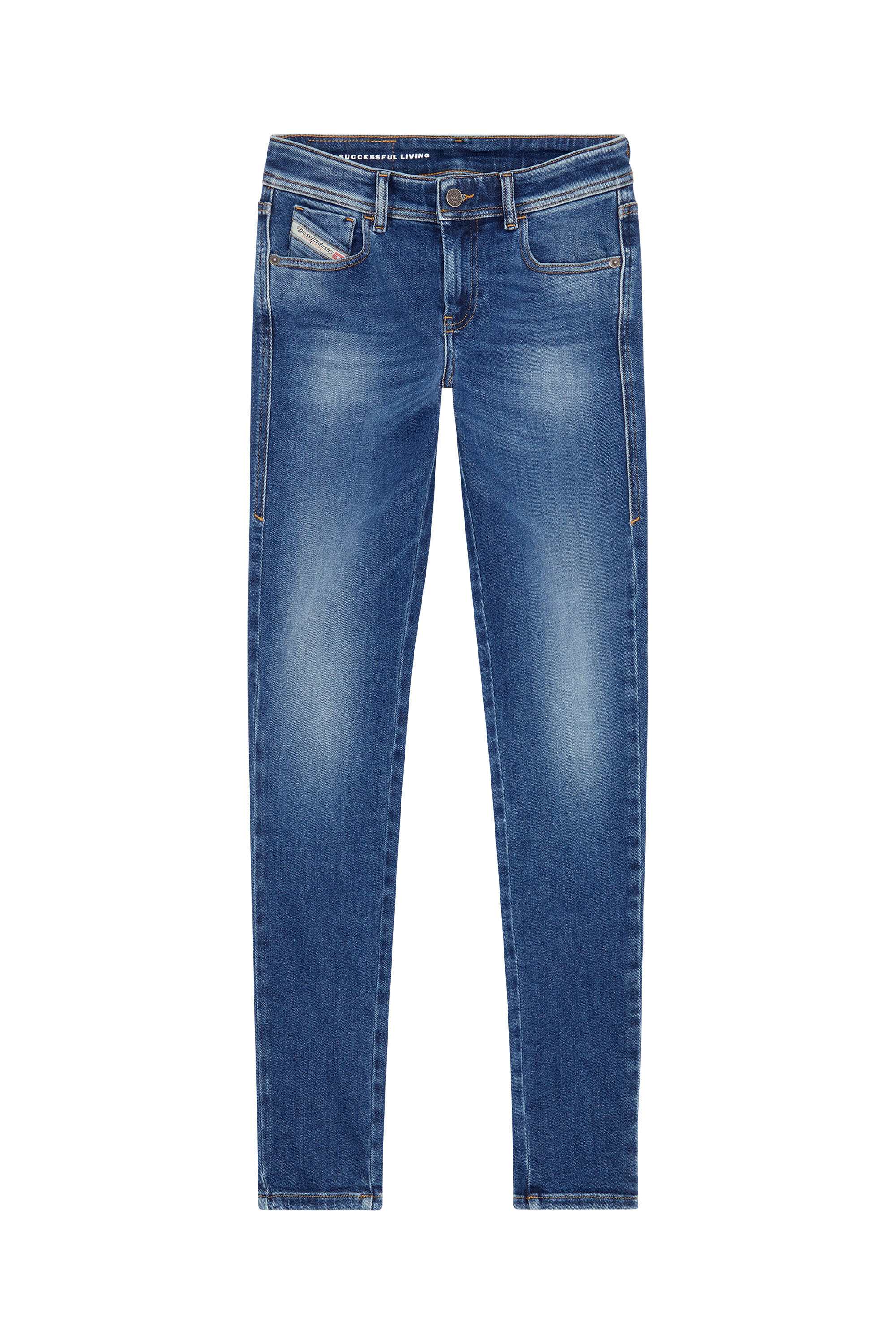 Diesel - Super skinny Jeans 2017 Slandy 09F86, Bleu moyen - Image 6