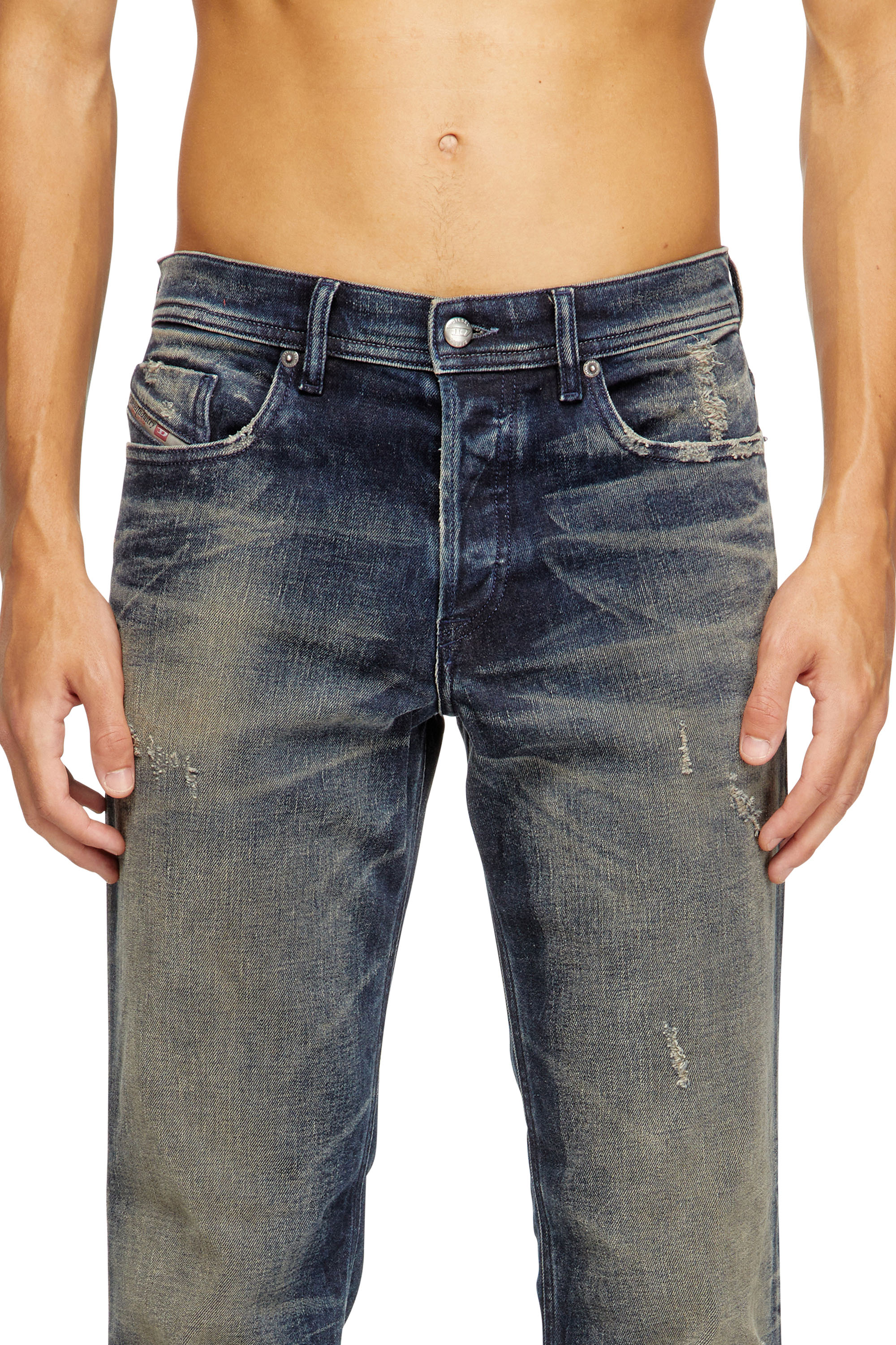 Diesel - Regular Jeans 2023 D-Finitive 09M46 Homme, Bleu Foncé - Image 5