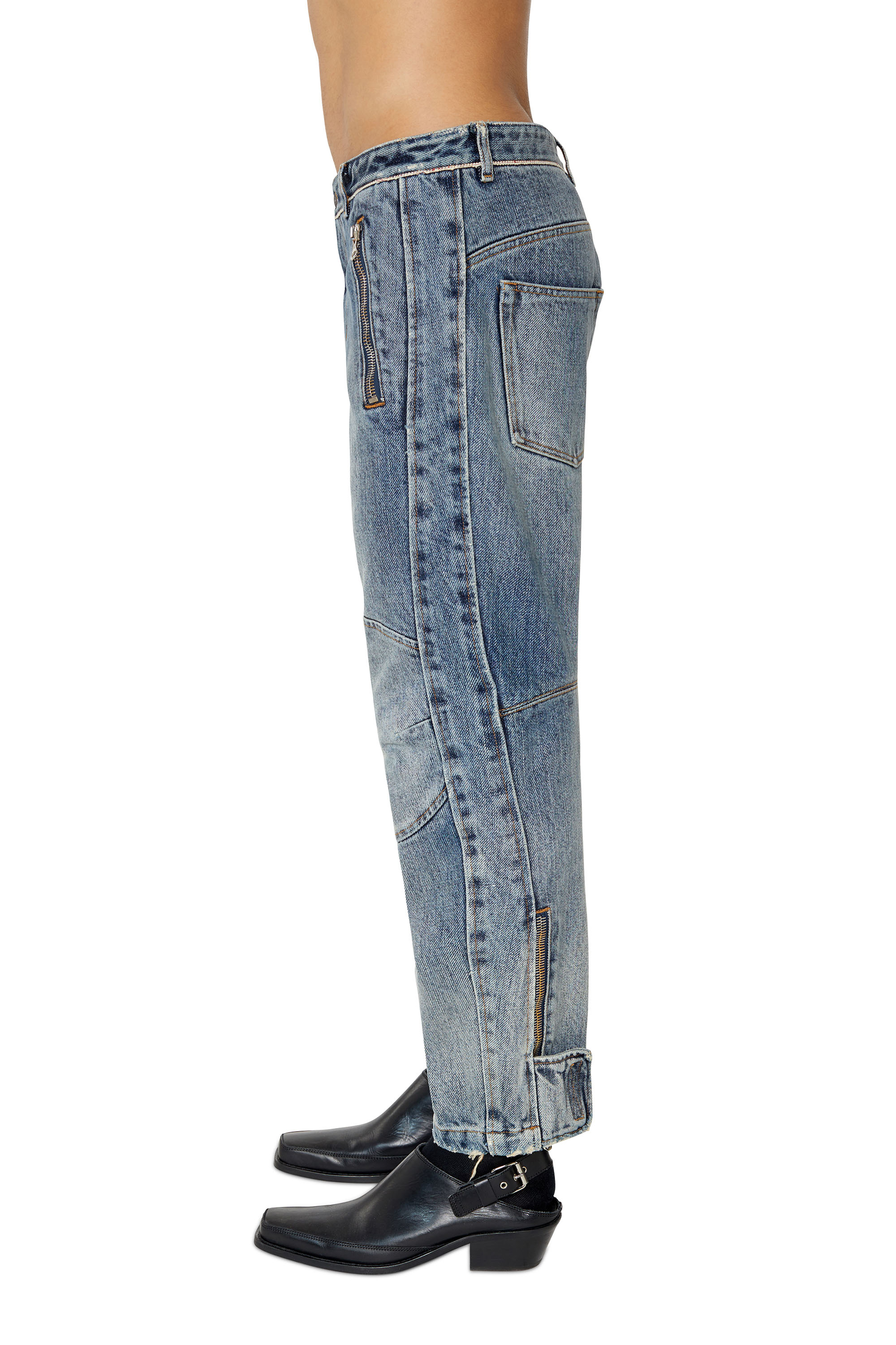Diesel - D-Generate 0IHAS Straight Jeans, Bleu moyen - Image 4