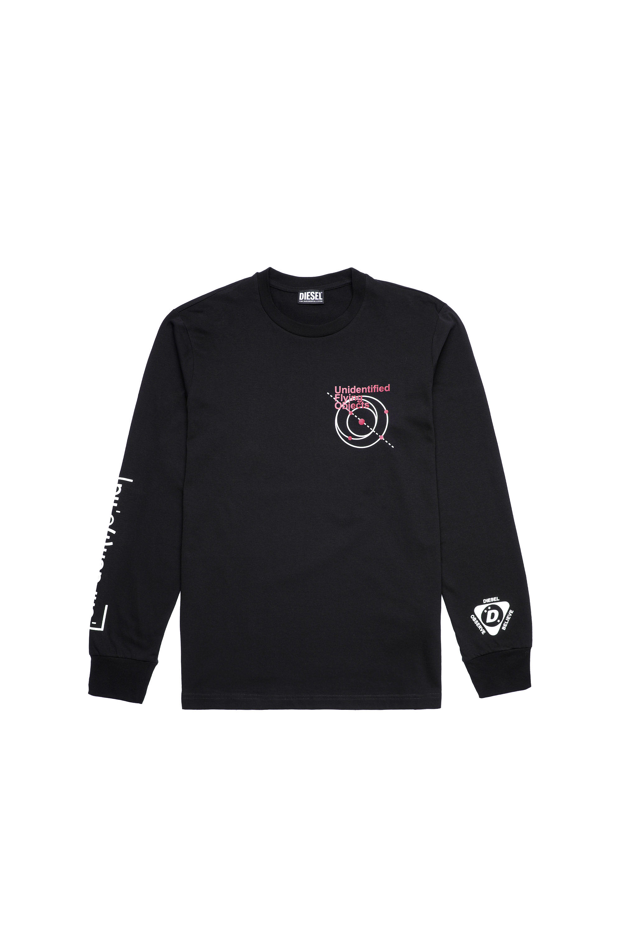T-JUST-LS-B52, Noir - T-Shirts