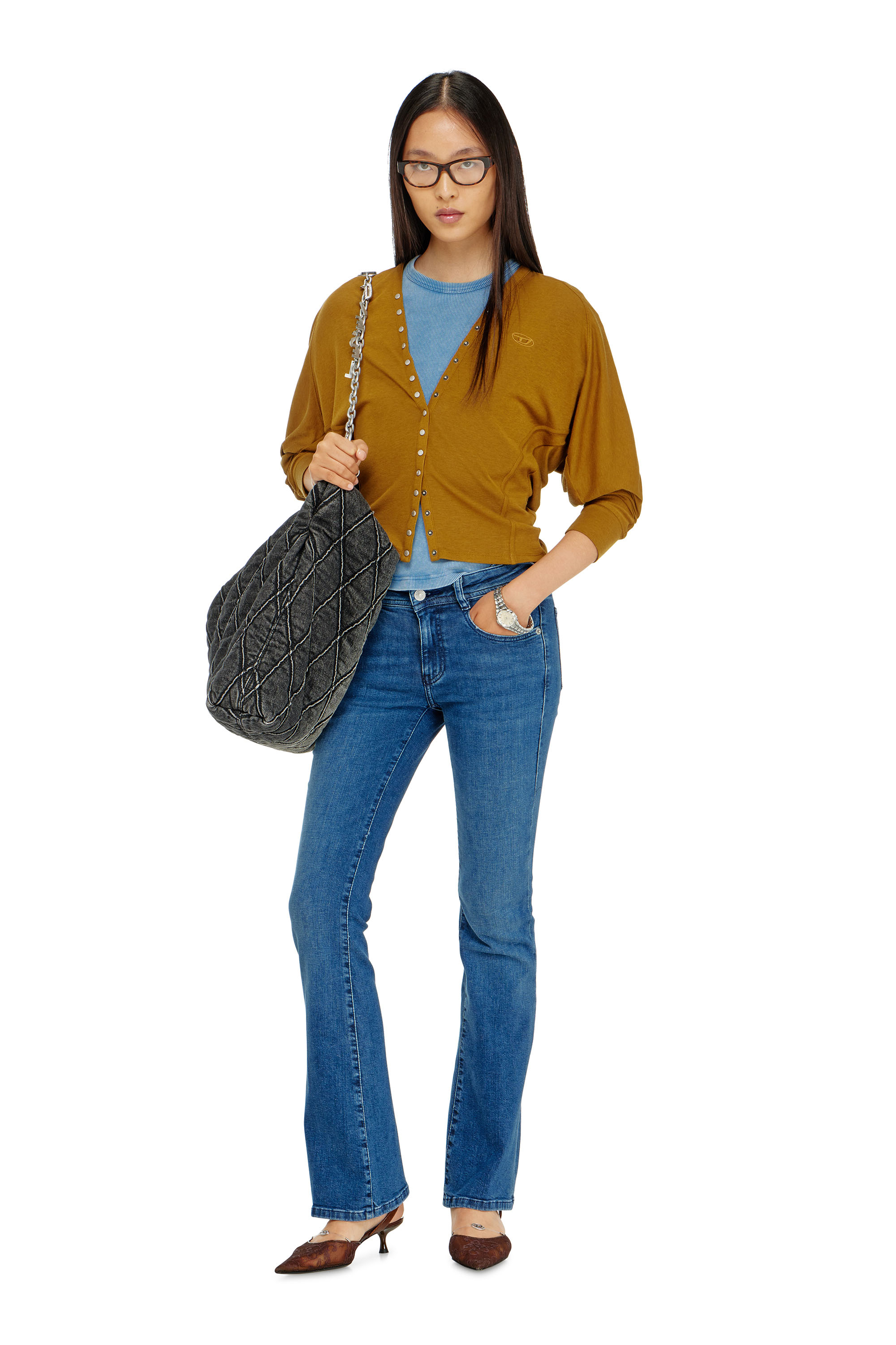 Diesel - Bootcut Jeans 1969 D-Ebbey 0ADBB Femme, Bleu moyen - Image 1