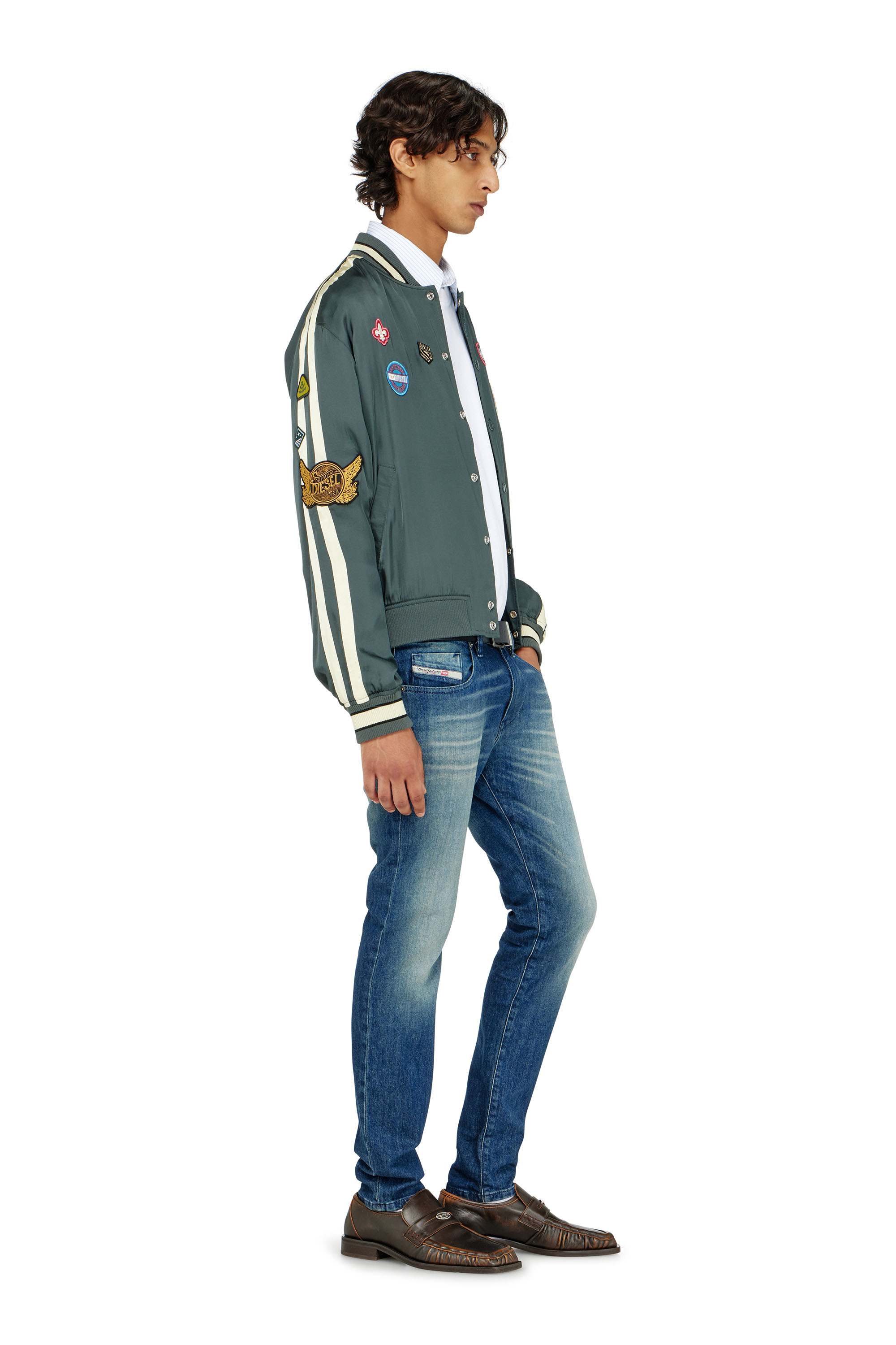 Diesel - Slim Jeans 2019 D-Strukt 0KBBR Homme, Bleu Fonc&eacute; - Image 2