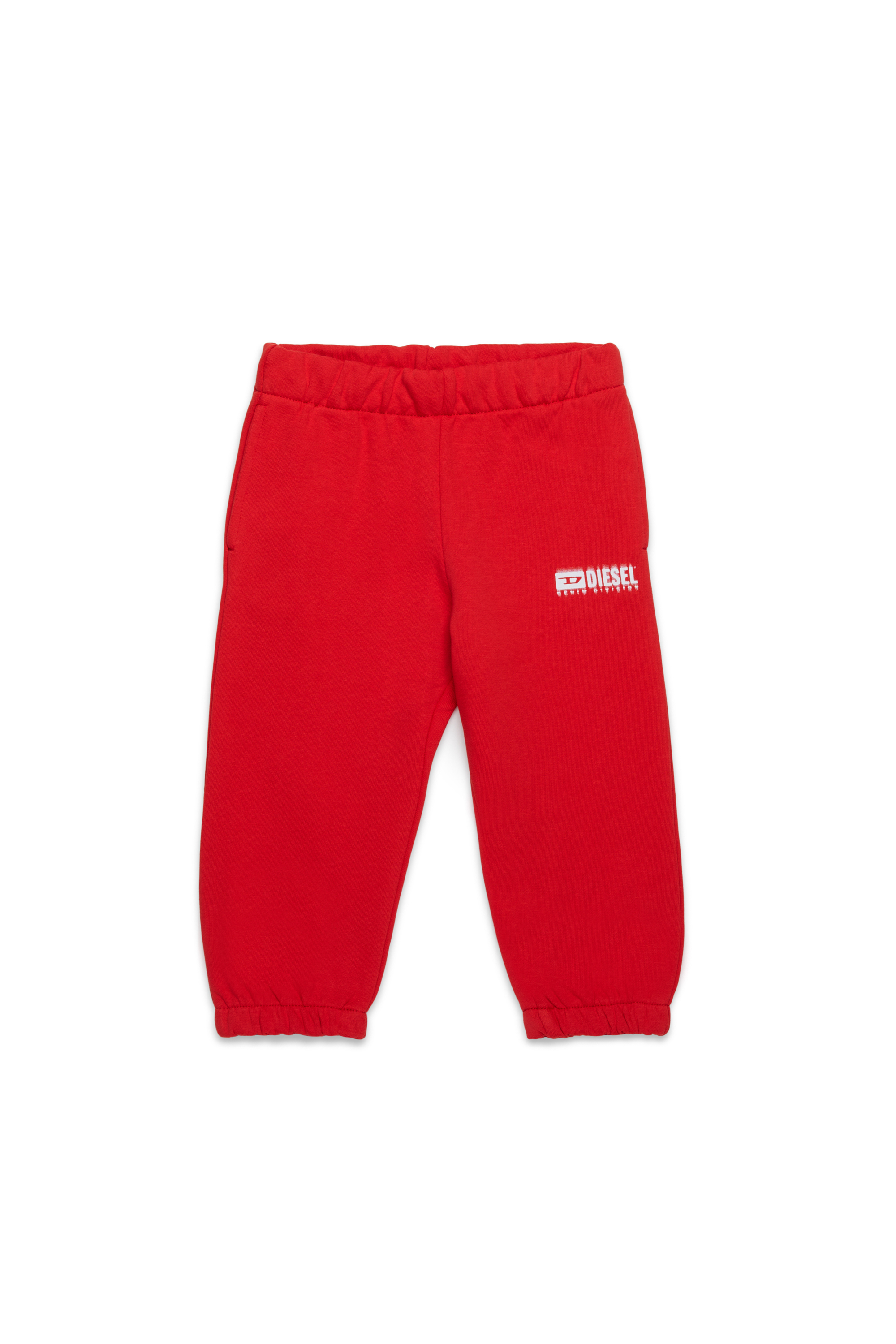 Diesel - PBASEB, Pantalon de survêtement avec logo taché Mixte in Rouge - 1