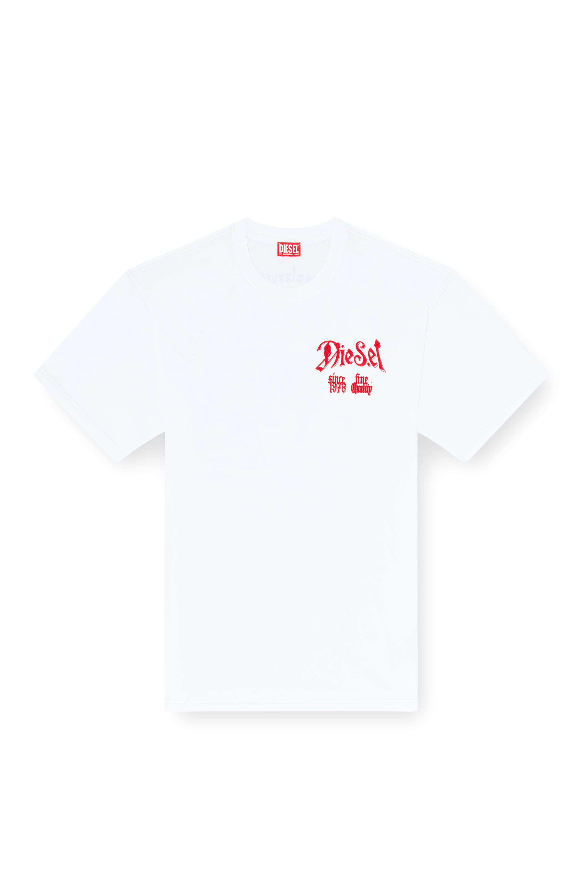 Diesel - T-BOXT-AA2, T-shirt en coton avec motif floqu&eacute; Homme in ToBeDefined - 3