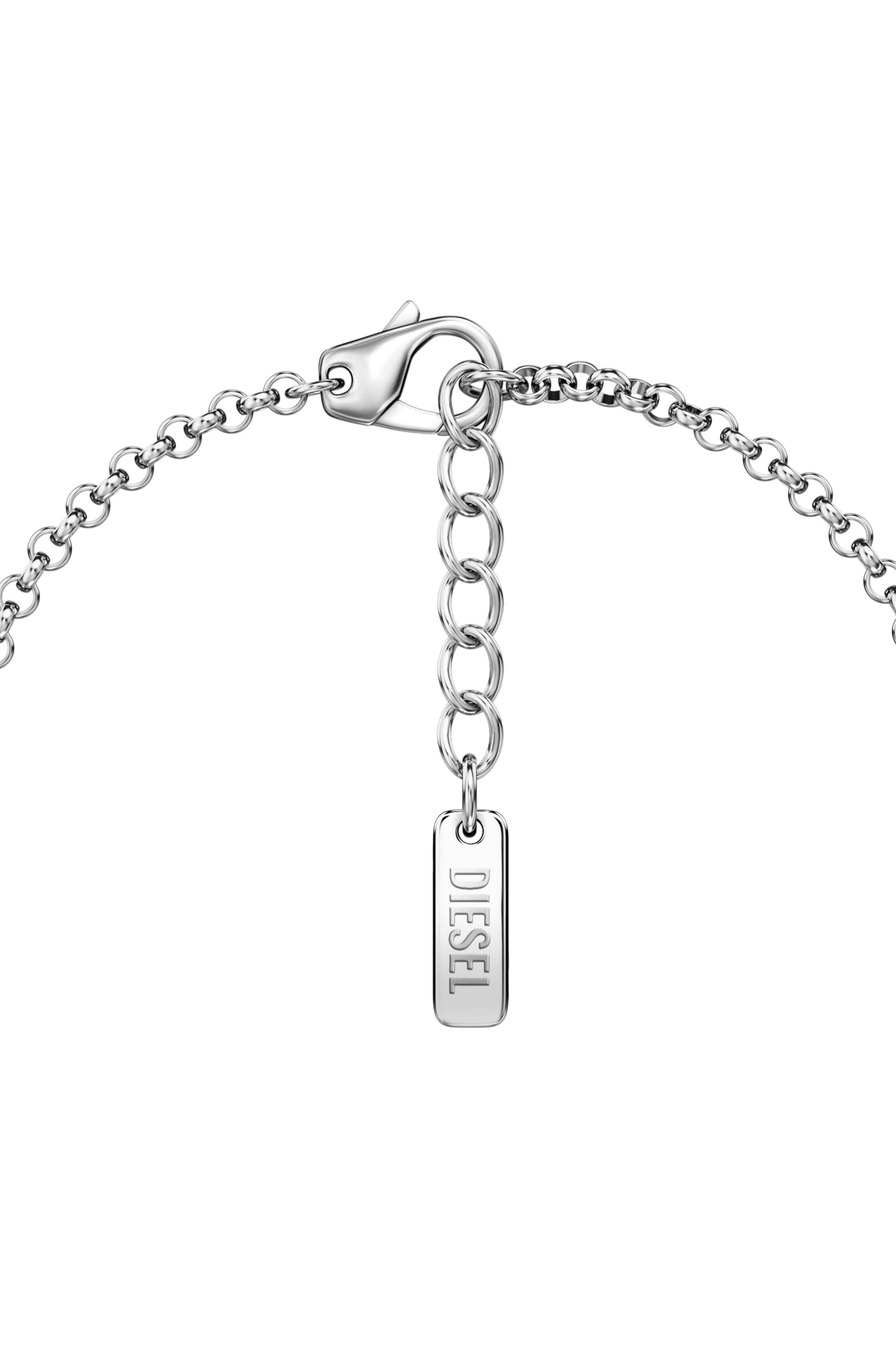 Diesel - DX1726040, Bracelet cha&icirc;ne en acier inoxydable Mixte in Gris argent&eacute; - 2