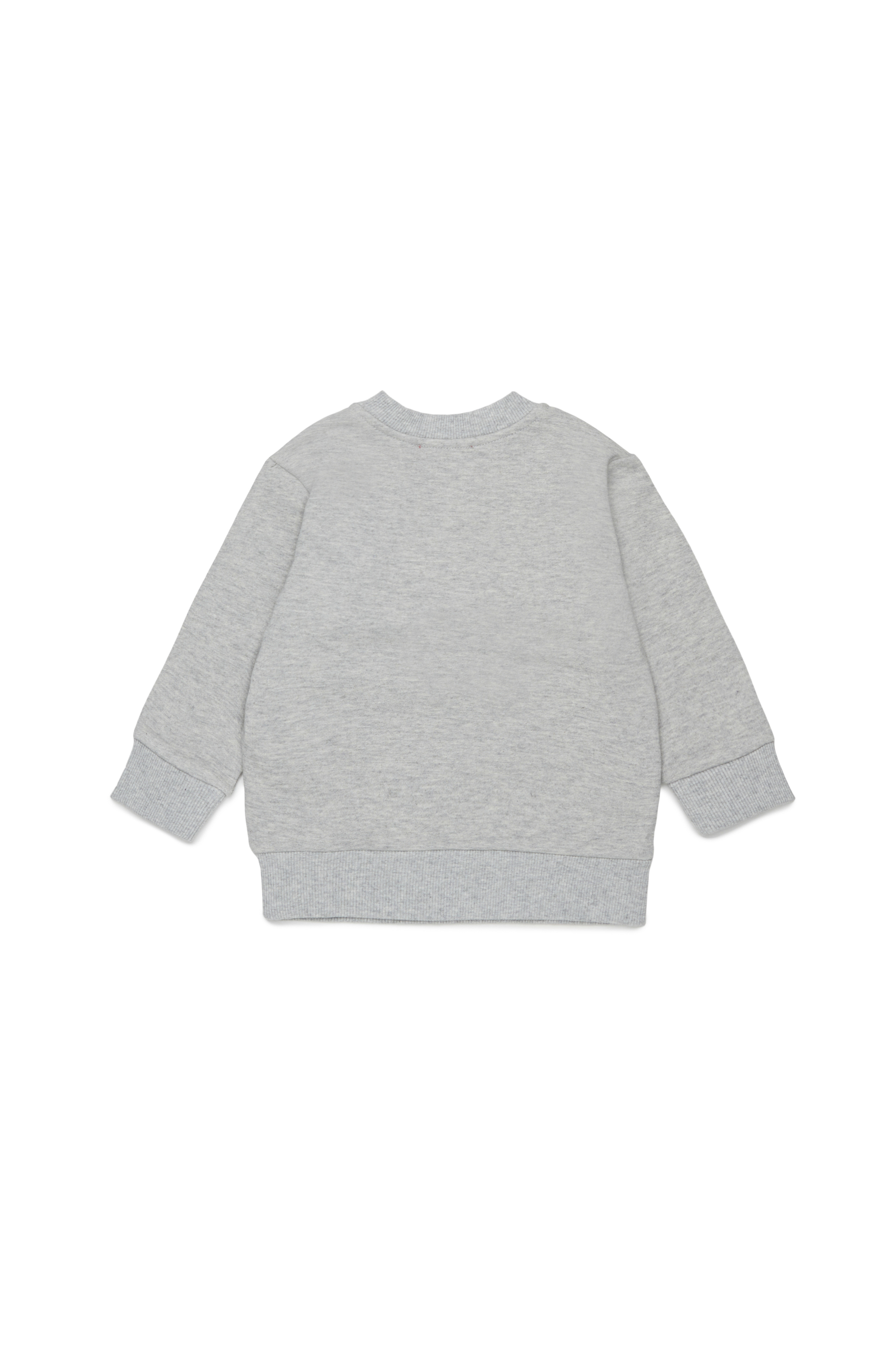 Diesel - SLODIMB, Man's Cotton sweatshirt with Diesel Industry print in Grey - 2