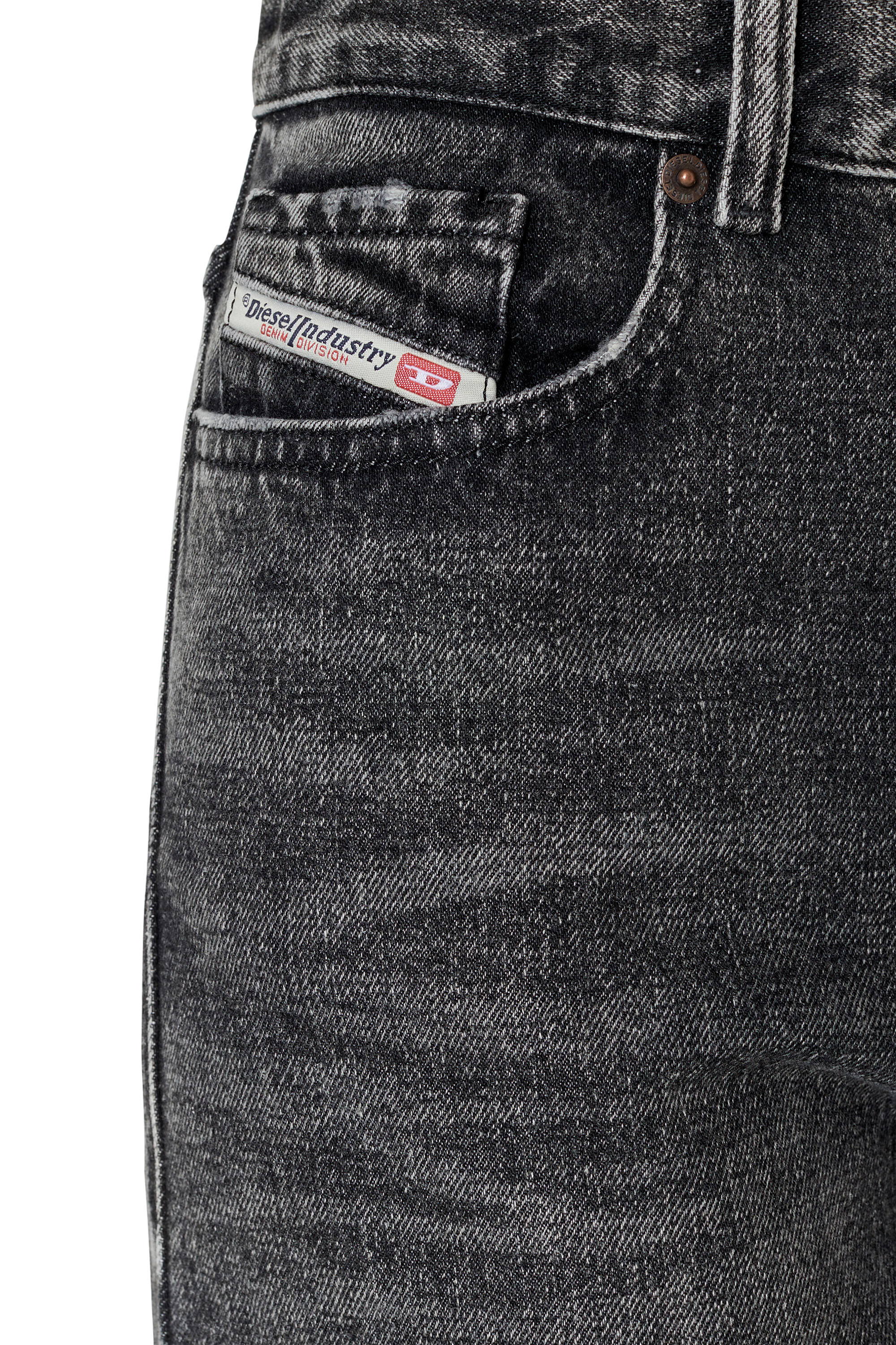 Diesel - 2016 D-Air 007C4 Boyfriend Jeans, Noir/Gris foncé - Image 3
