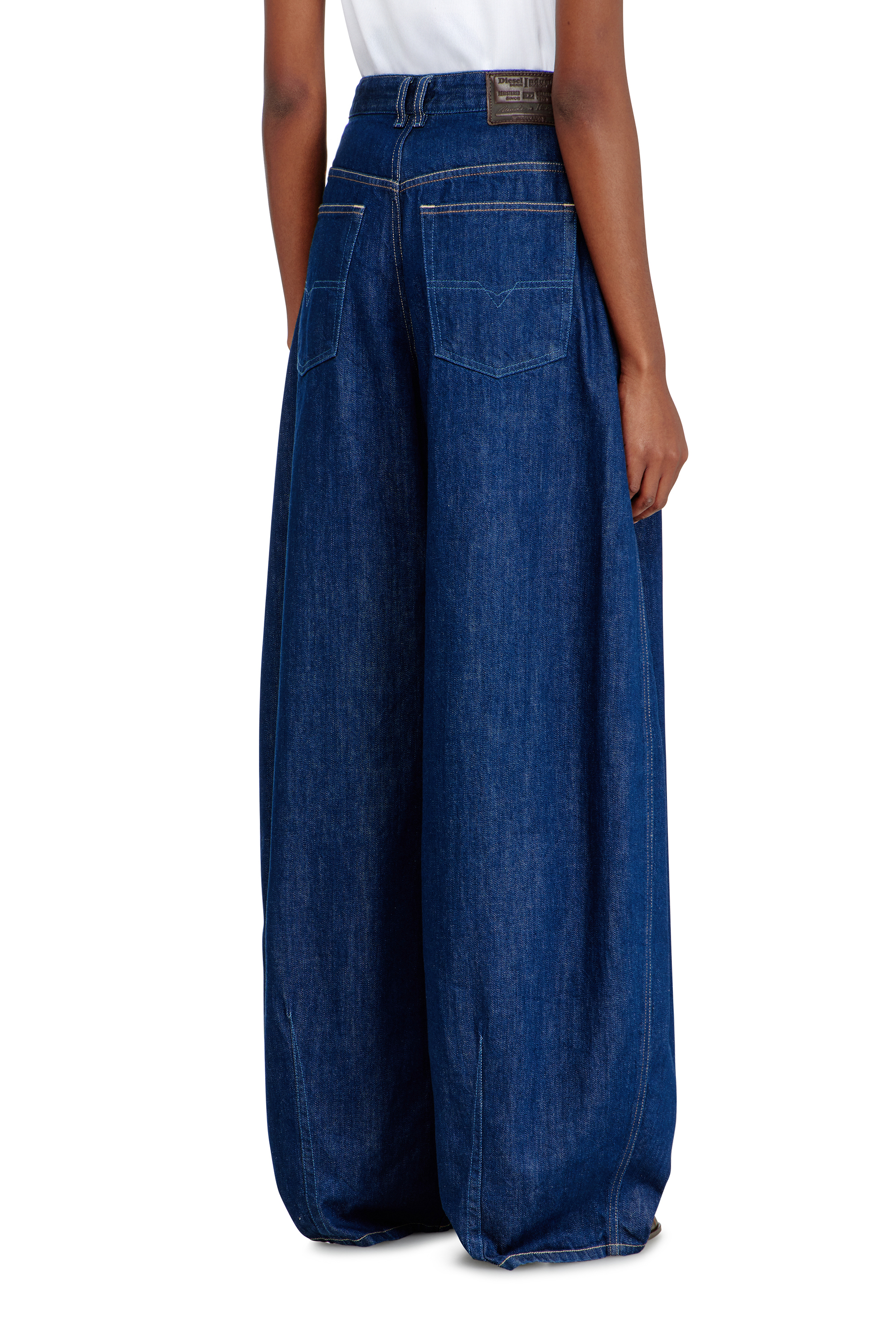 Diesel - Relaxed Jeans 1987 D-Khelz 09Q09 Femme, Bleu Fonc&eacute; - Image 5