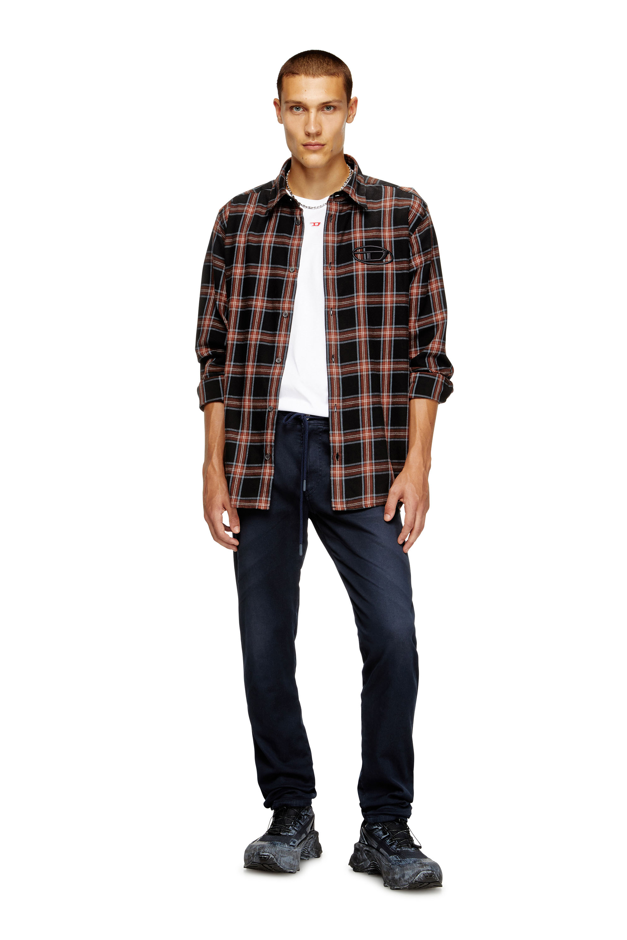 Diesel - Slim 2062 D-Strukt Joggjeans® 0670M Homme, Bleu - Image 2