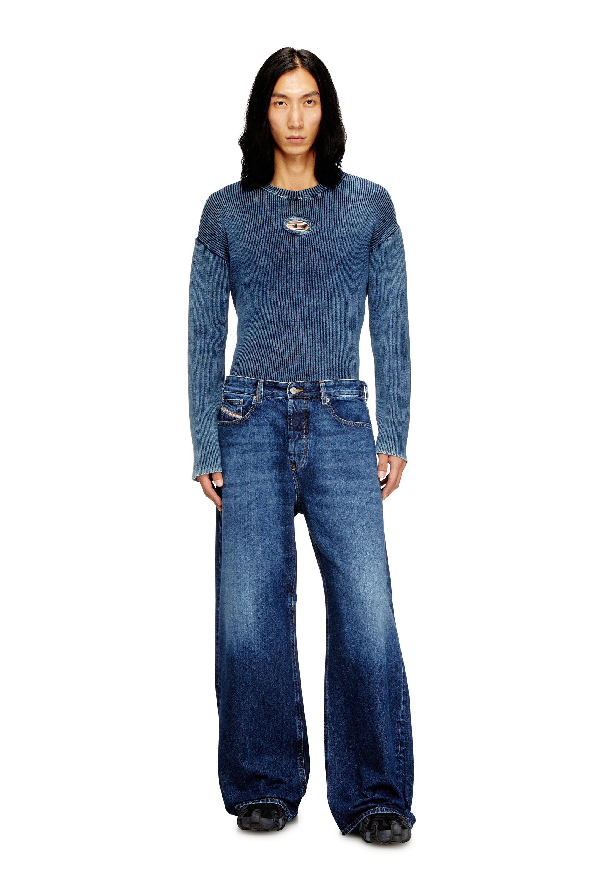 Diesel - Relaxed Jeans 1996 D-Sire 09I27 Femme, Bleu Foncé - Image 7