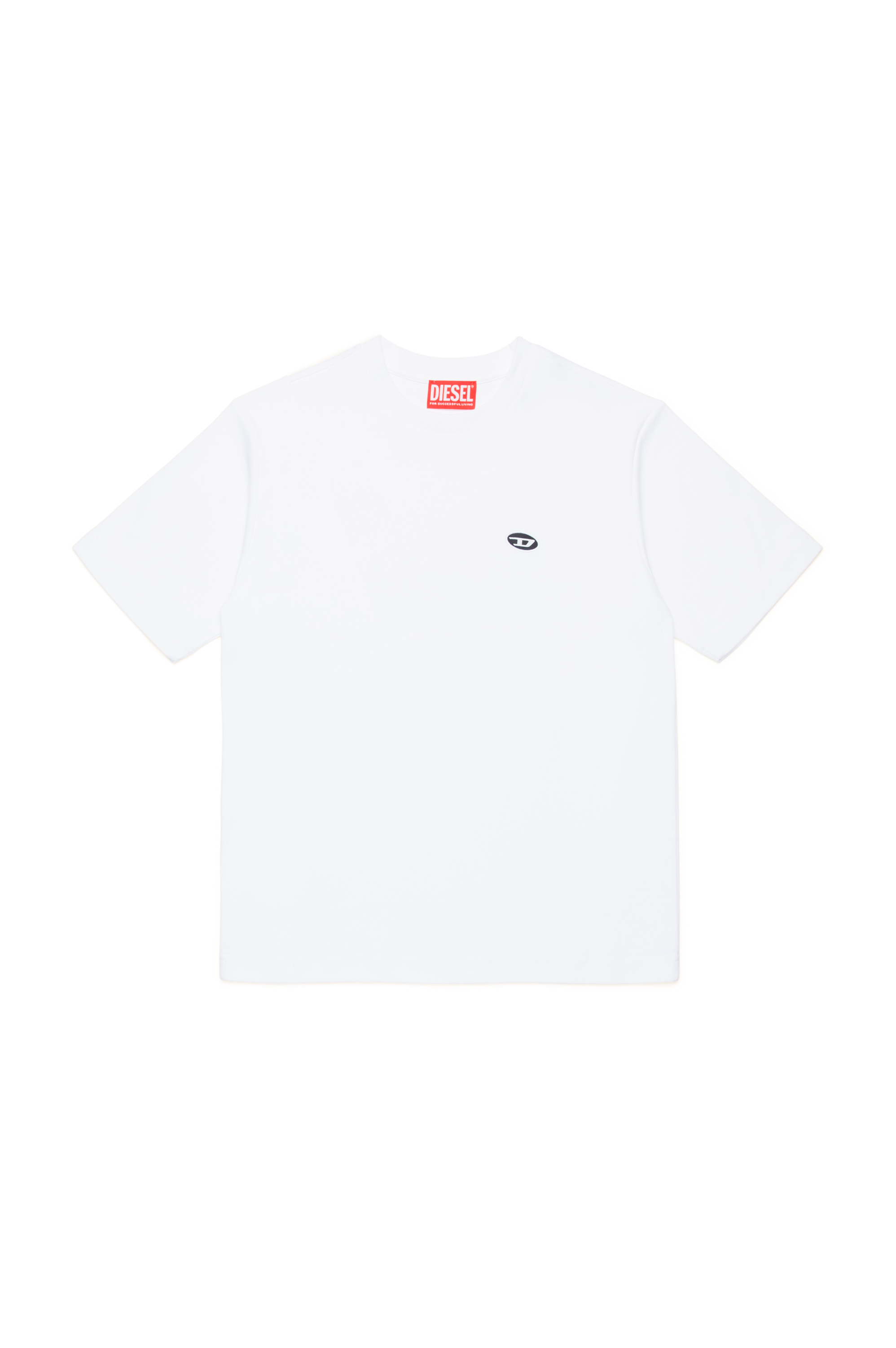 Diesel - TJUSTDOVALPJ OVER, Homme T-shirt en coton bio in Blanc - Image 1