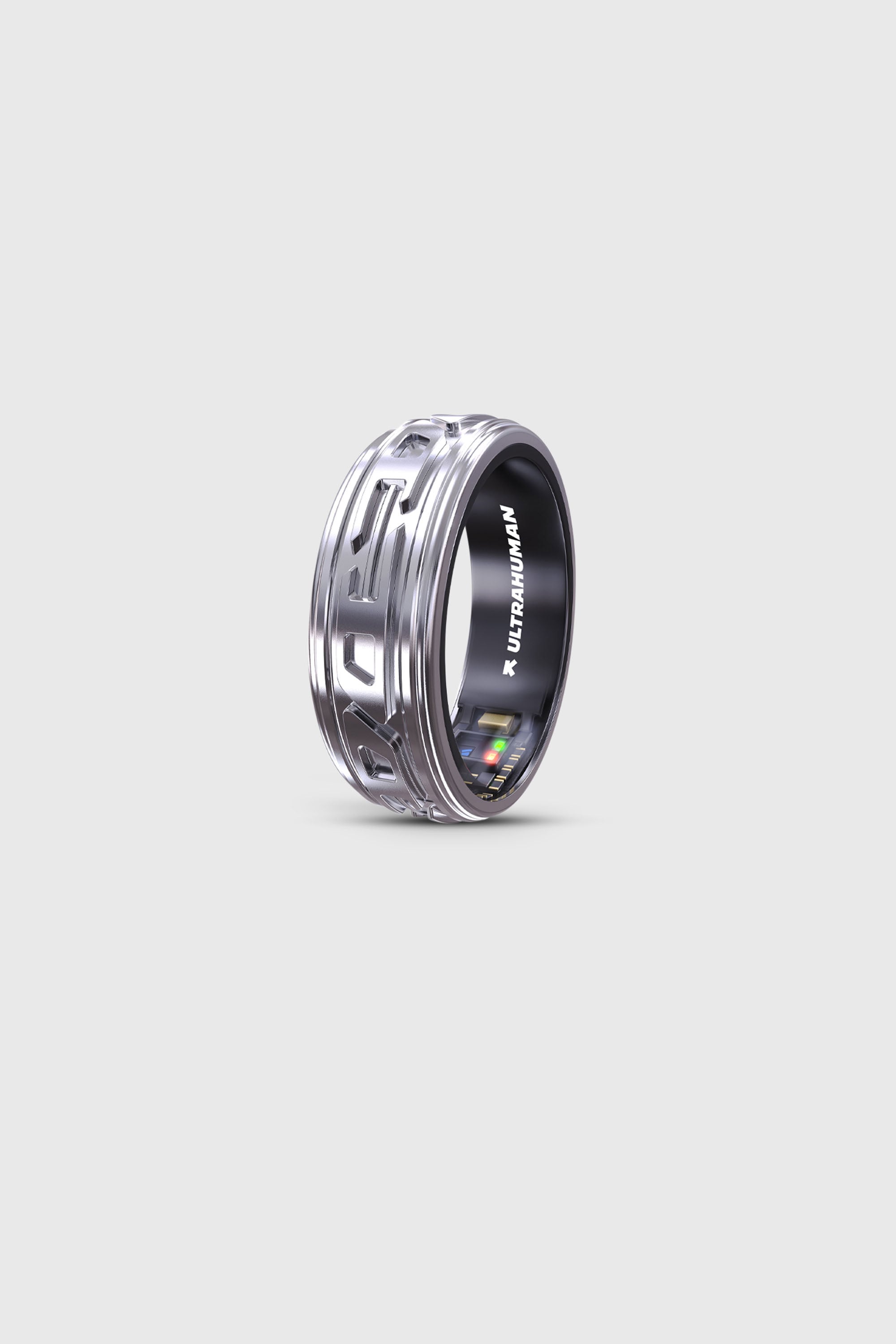 Diesel - SMART RING CRYO SILVER- UHRA-DS SMART RING, Unisex's Smart ring in shiny silver in Silver - 2