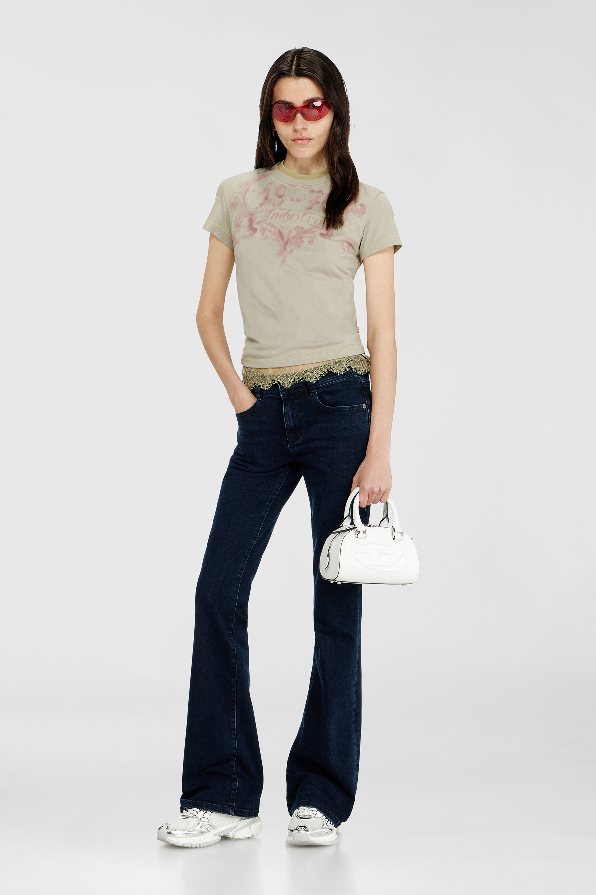 Diesel - Bootcut Jeans 1969 D-Ebbey 0KBBG Femme, Bleu Fonc&eacute; - Image 1