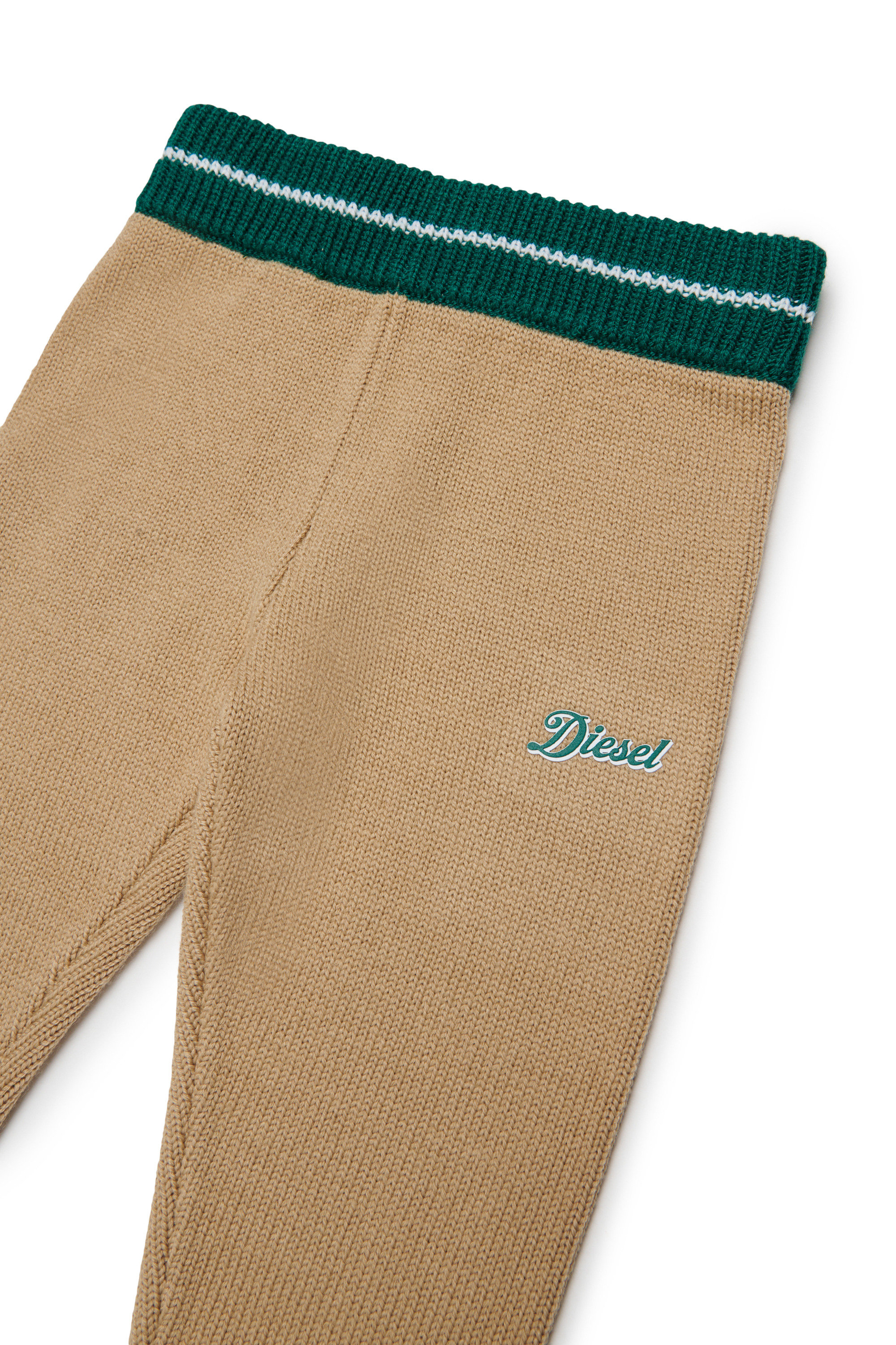Diesel - PMOB, Pantalon en maille m&eacute;lange laine Mixte in Marron - 3