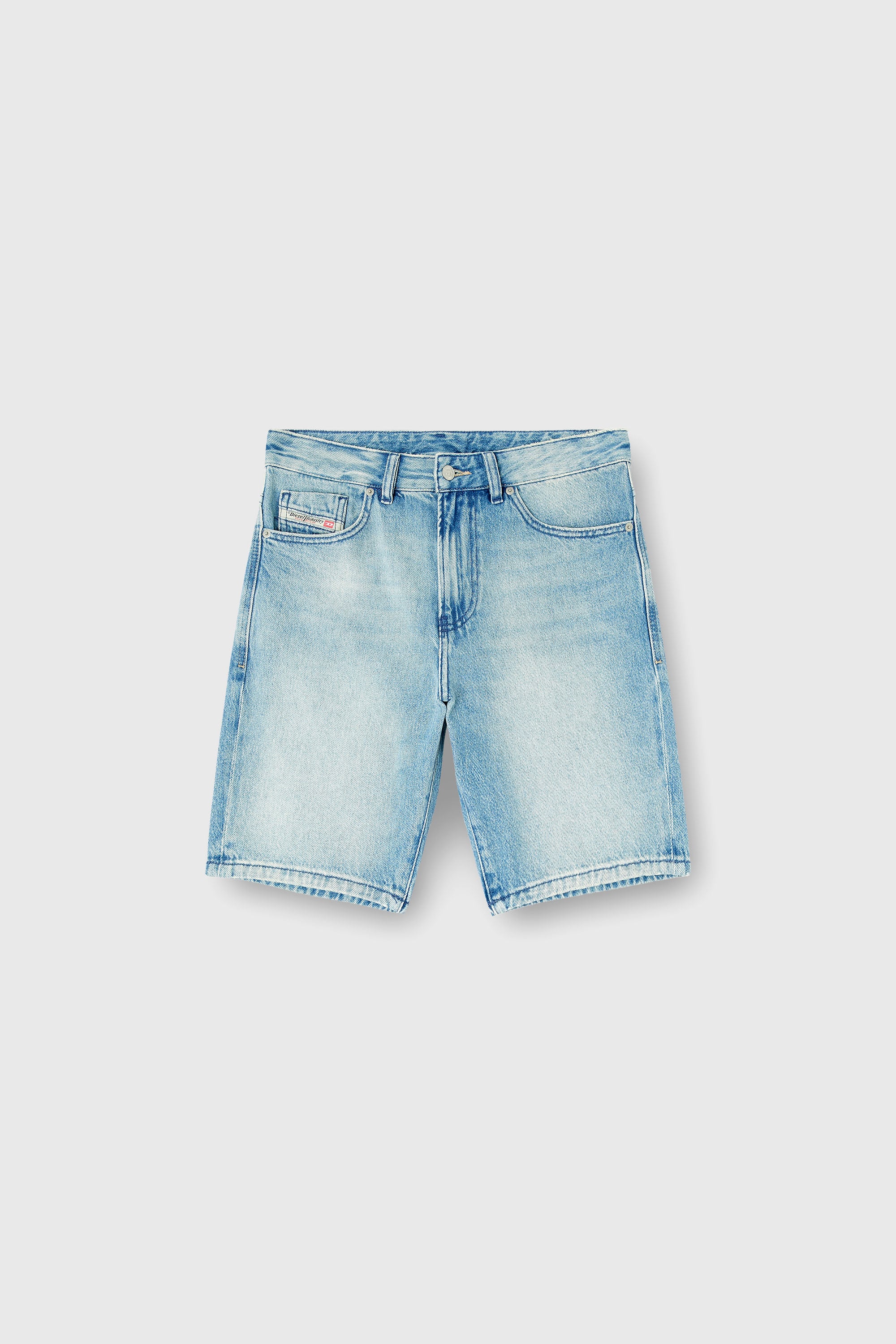Diesel - D-FIN, Short en jean slim en coton bio Homme in Bleu - 2