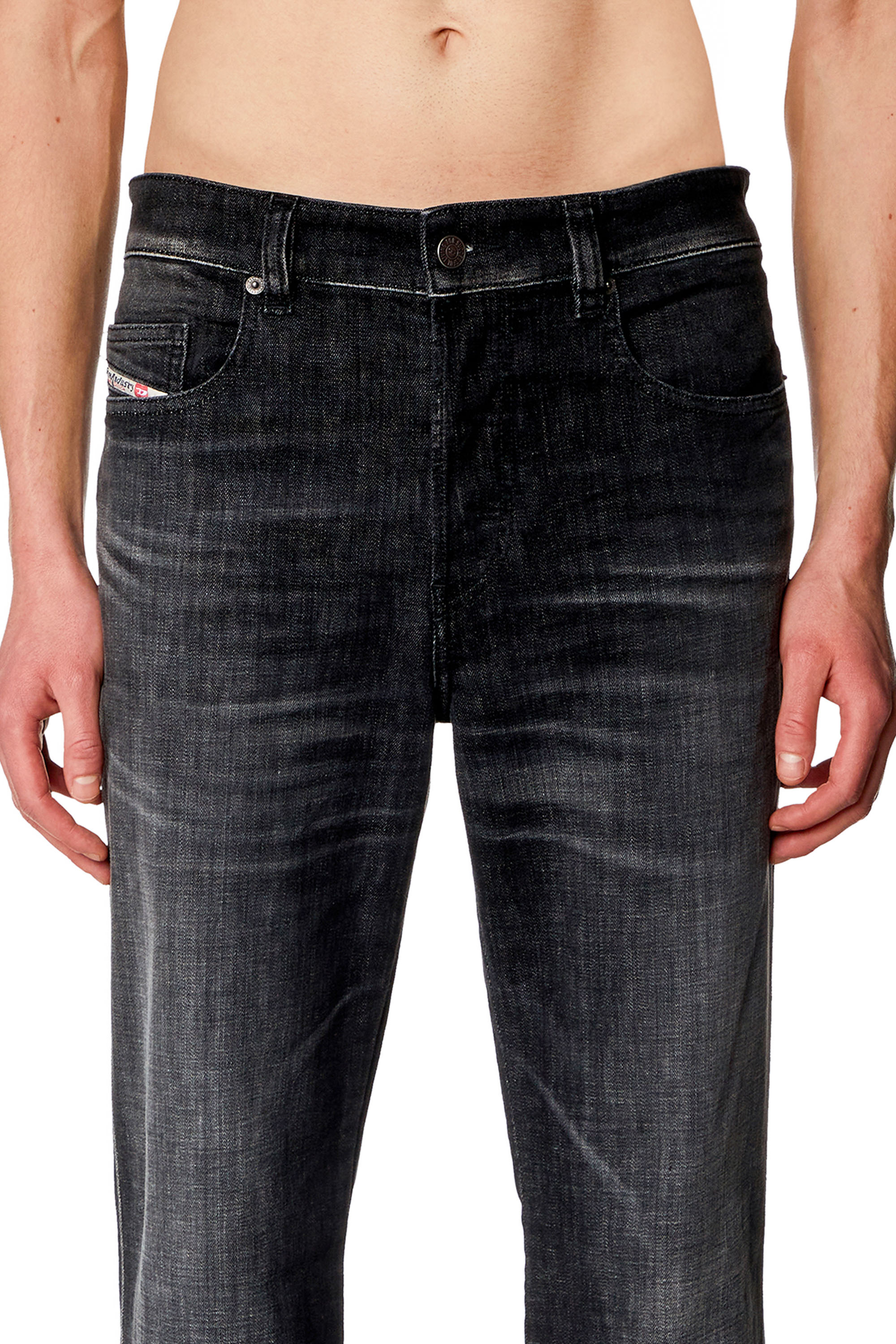 Diesel - Bootcut Jeans 1998 D-Buck 09H34, Noir/Gris foncé - Image 3