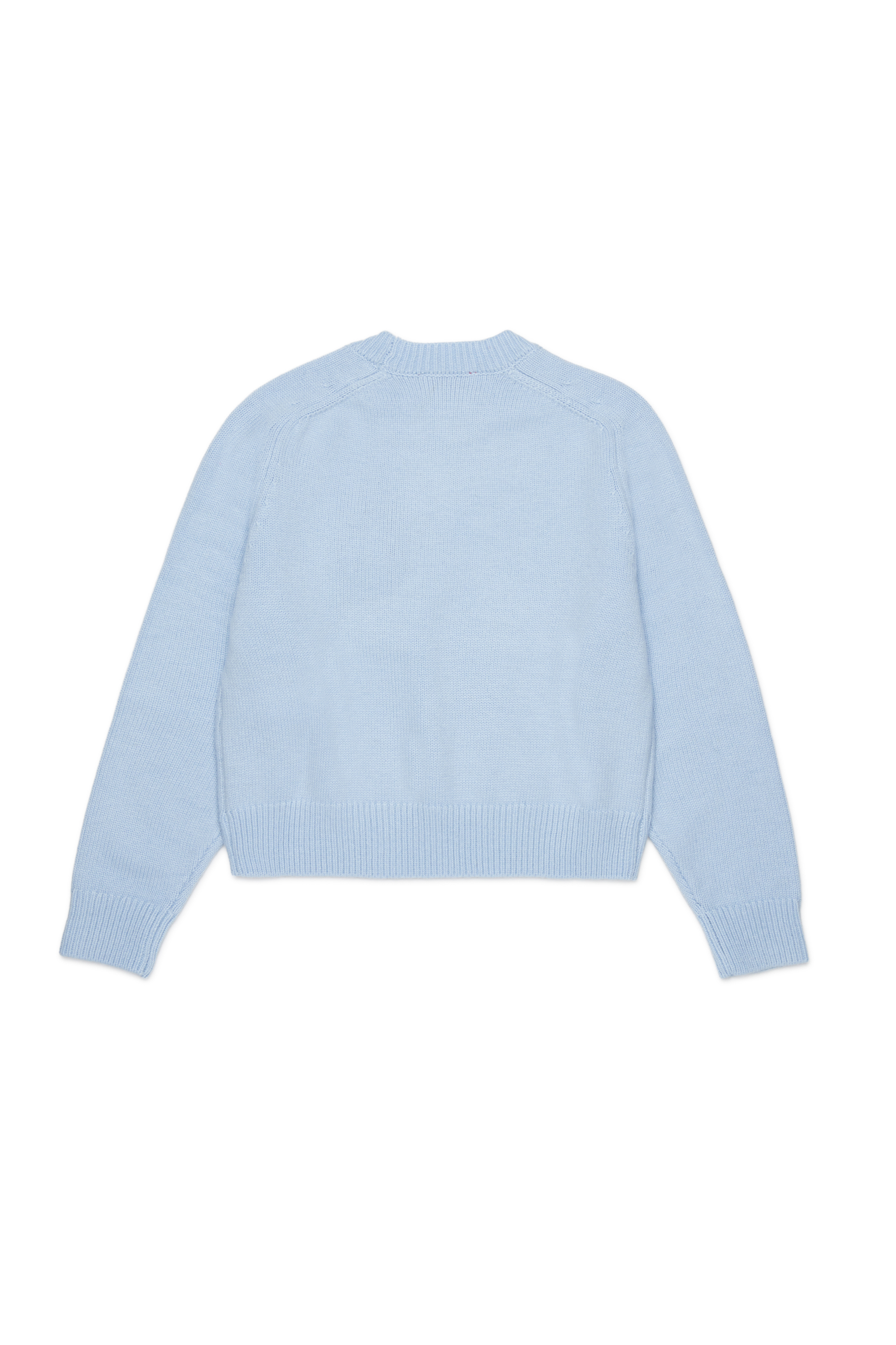 Diesel - KIMLIN, Pull en maille enrichi en cachemire avec logo Oval D Femme in Bleu - 2