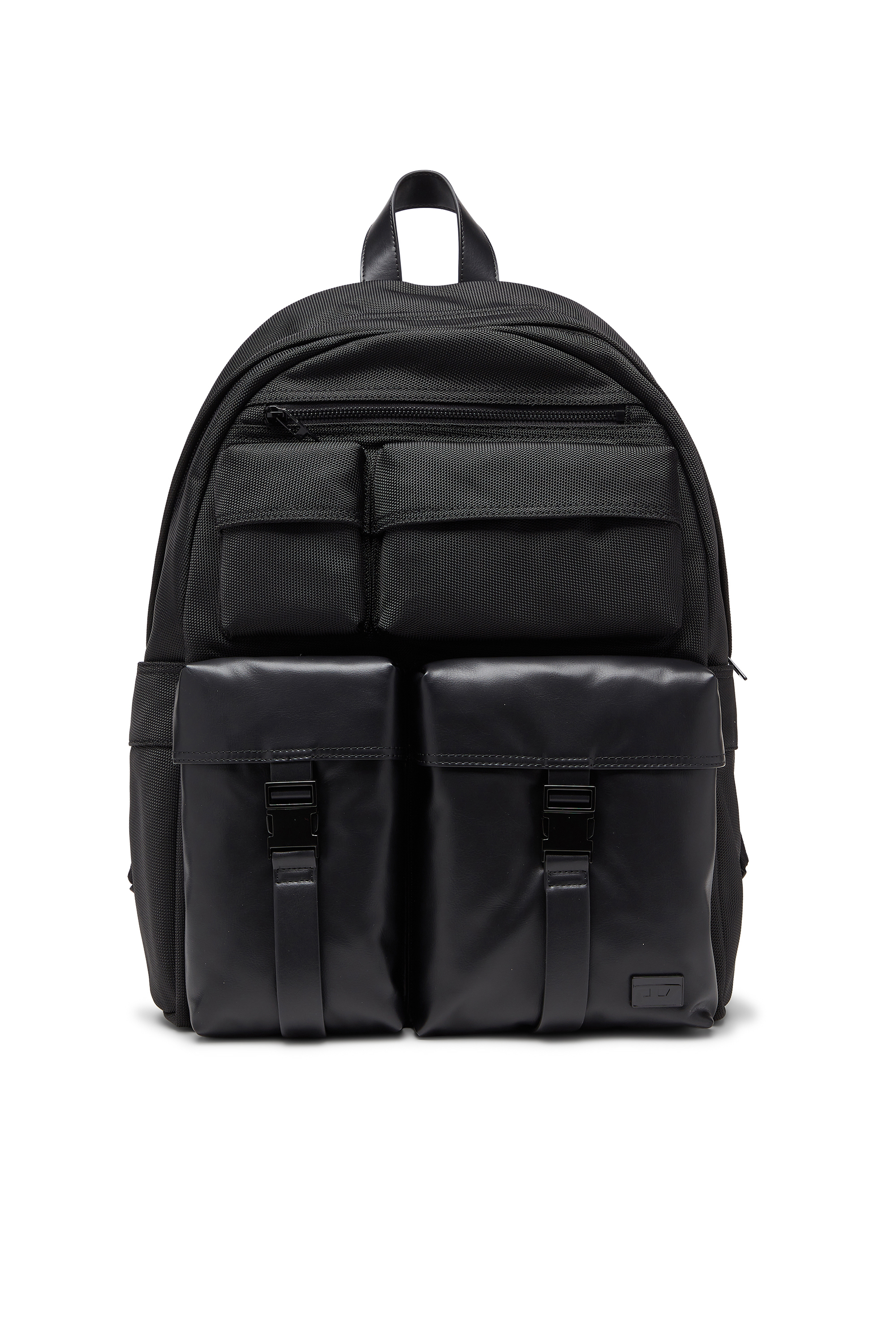 Diesel - MULTI-PKTS BACKPACK X, Multi-Pkts - Sac &agrave; dos en nylon avec poches avant Mixte in Noir - 1