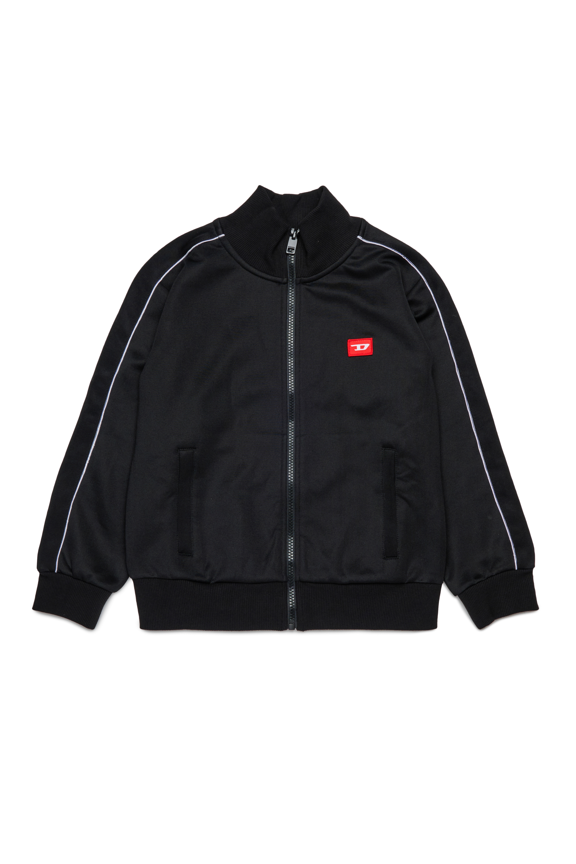 Diesel - SLOCKD, Sweat à fermeture éclair Homme in Noir - 1