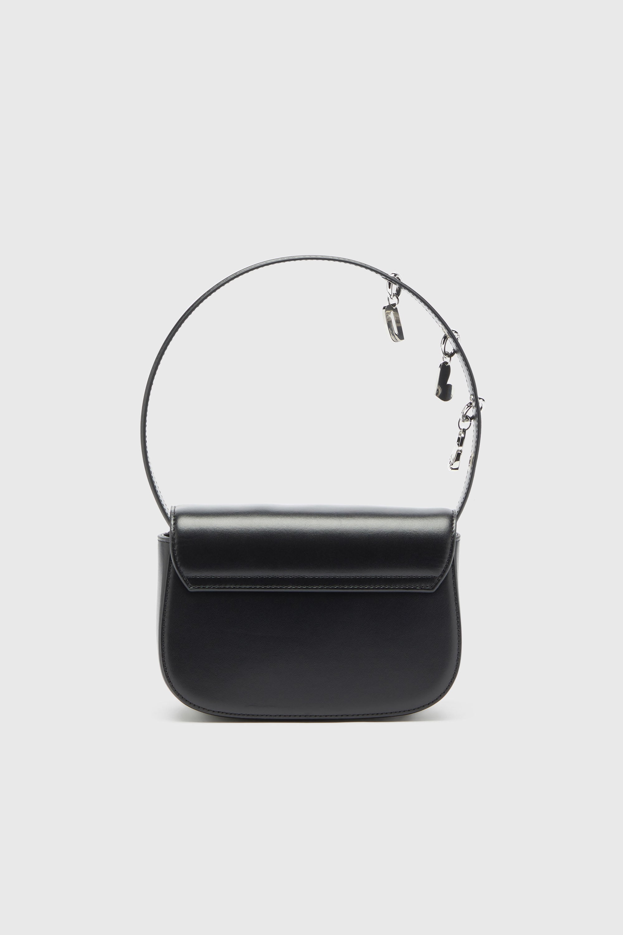 Diesel - 1DR, 1DR - Sac iconique &agrave; bandouli&egrave;re en cuir avec breloques poign&eacute;e Femme in Noir - 2