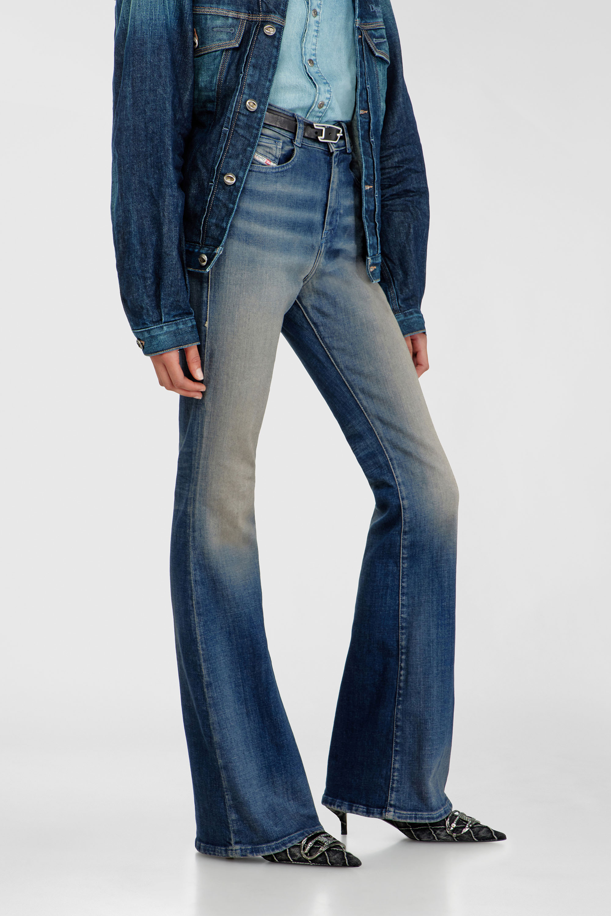 Diesel - Bootcut Jeans 1973 D-Partt 09P67 Femme, Bleu Fonc&eacute; - Image 7
