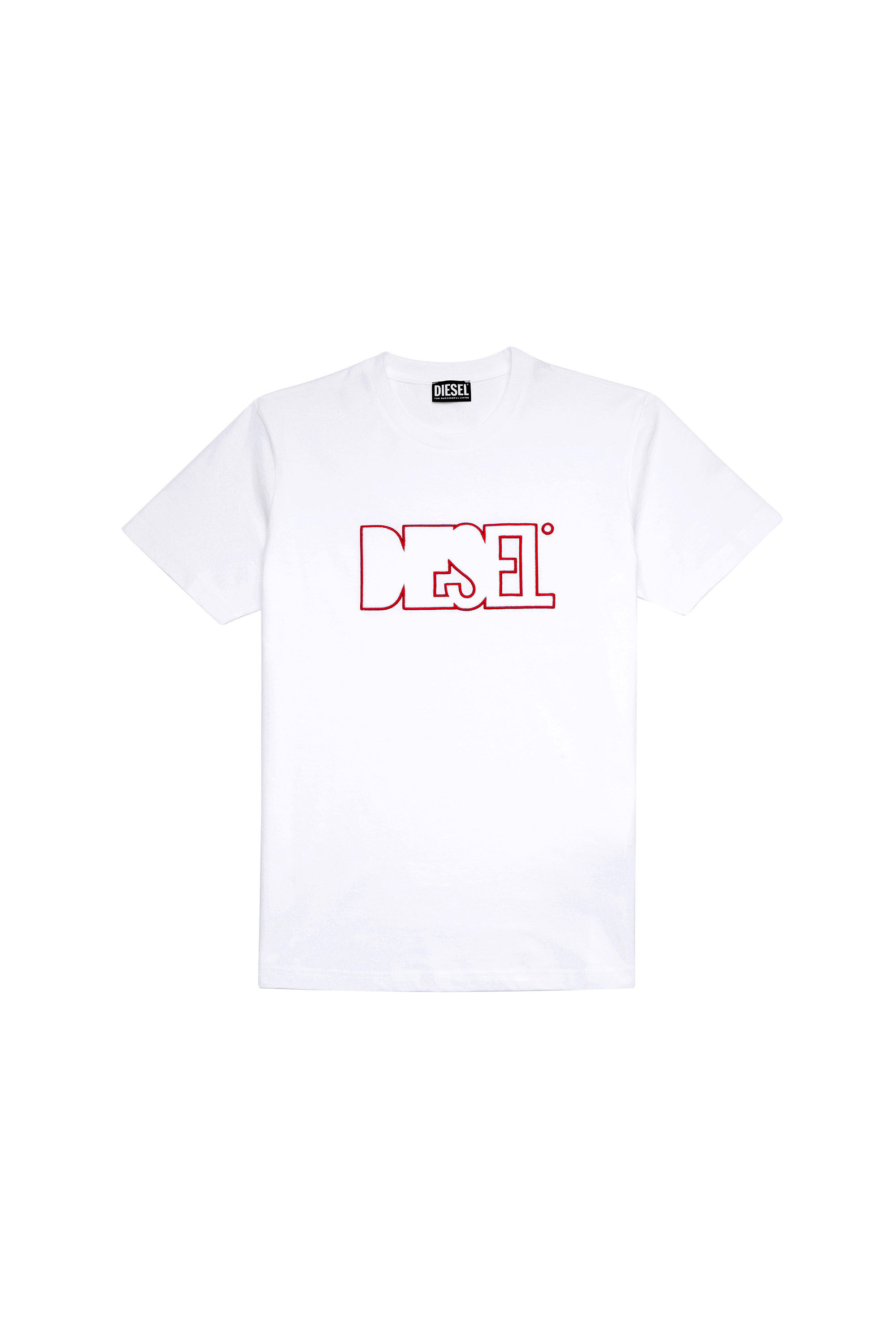 T-DIEGOS-B8, Rouge/Blanc - T-Shirts