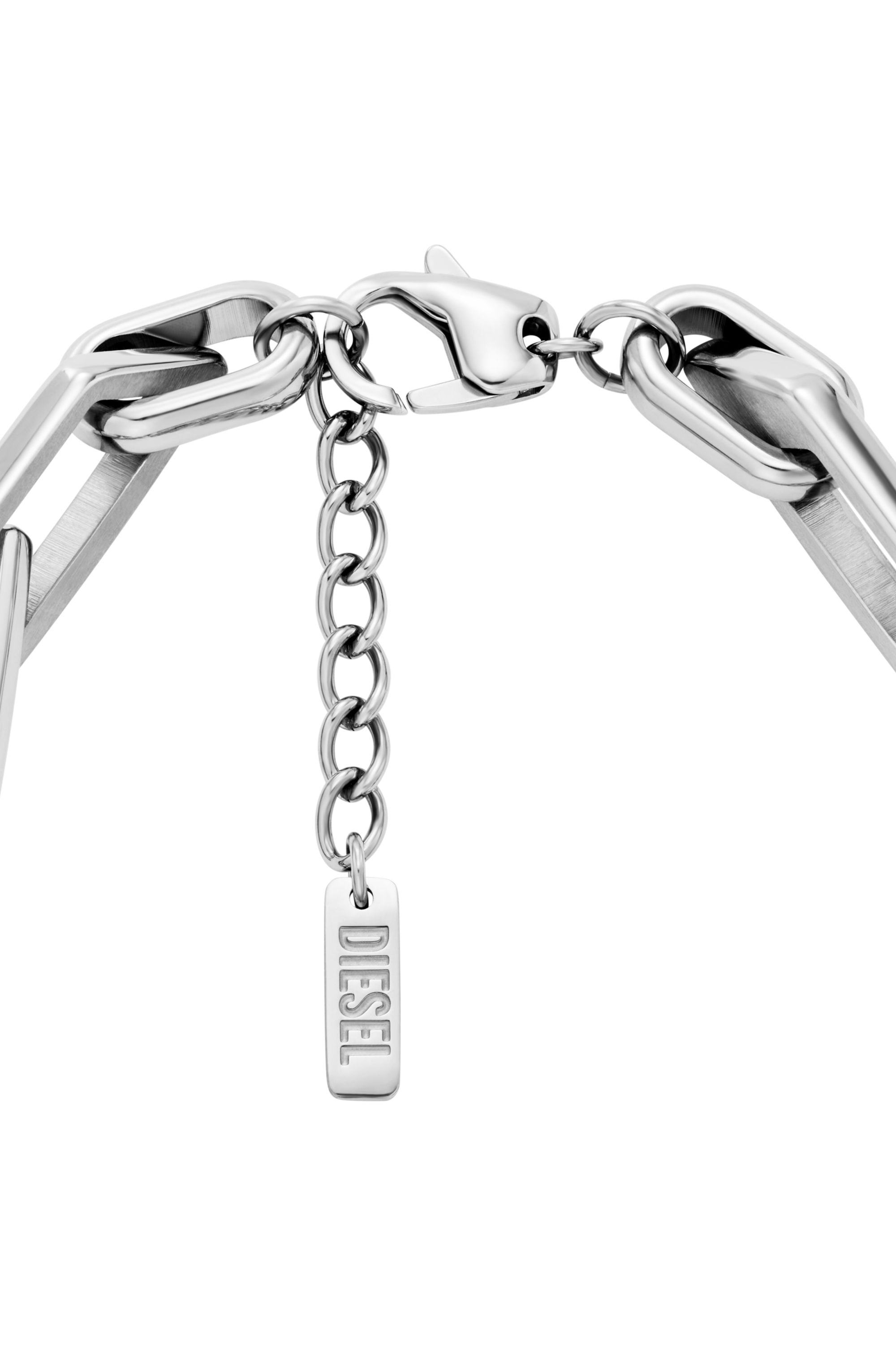 Diesel - DX1577040 JEWEL, Bracelet chaîne en acier inoxydable Mixte in Gris argenté - 2