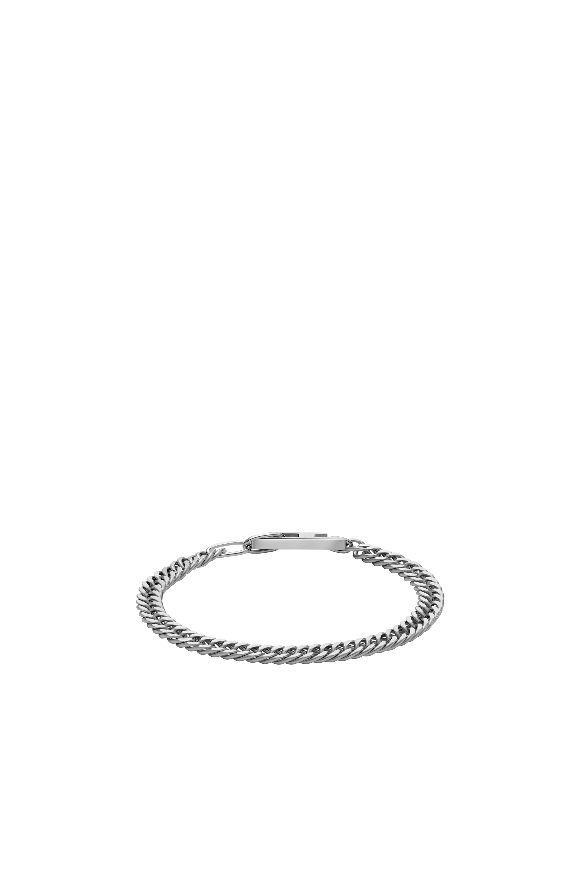Diesel - DX1510, Unisex Stainless steel chain bracelet in Silver - Image 2