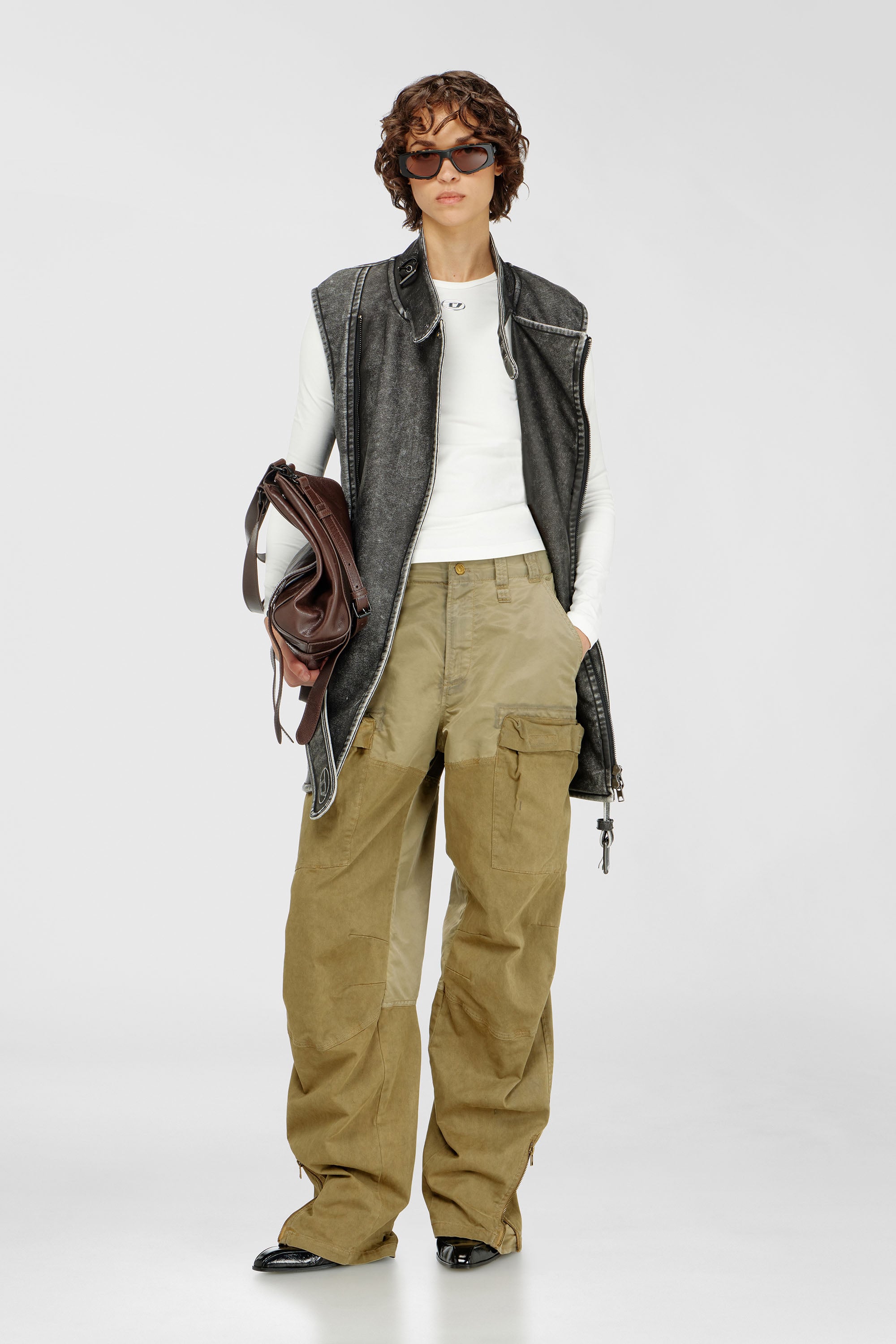 Cotton sweater with Oval D logo